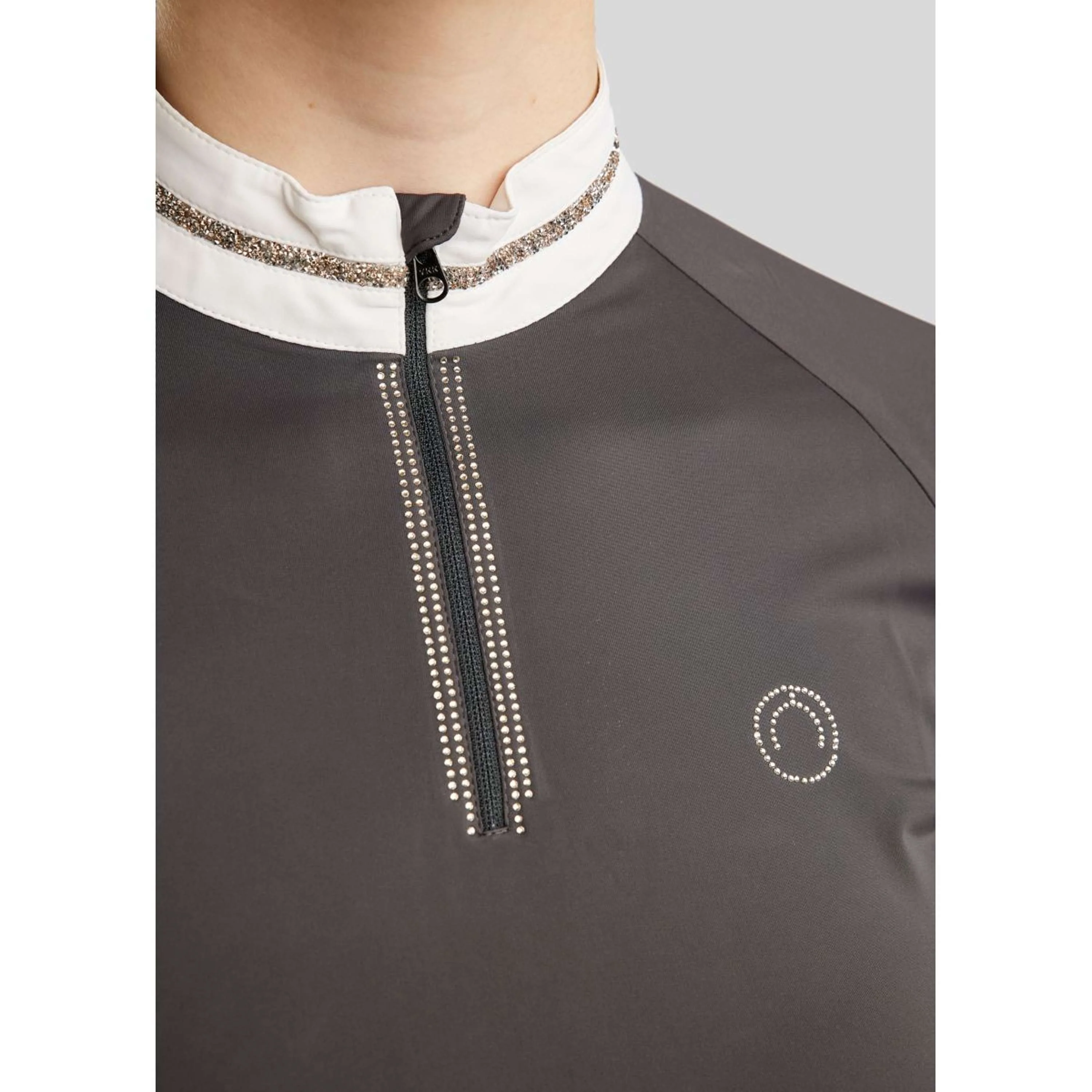 Montar T-shirt de Concours MoLila Champagne Crystals Slate Grey - Image 3