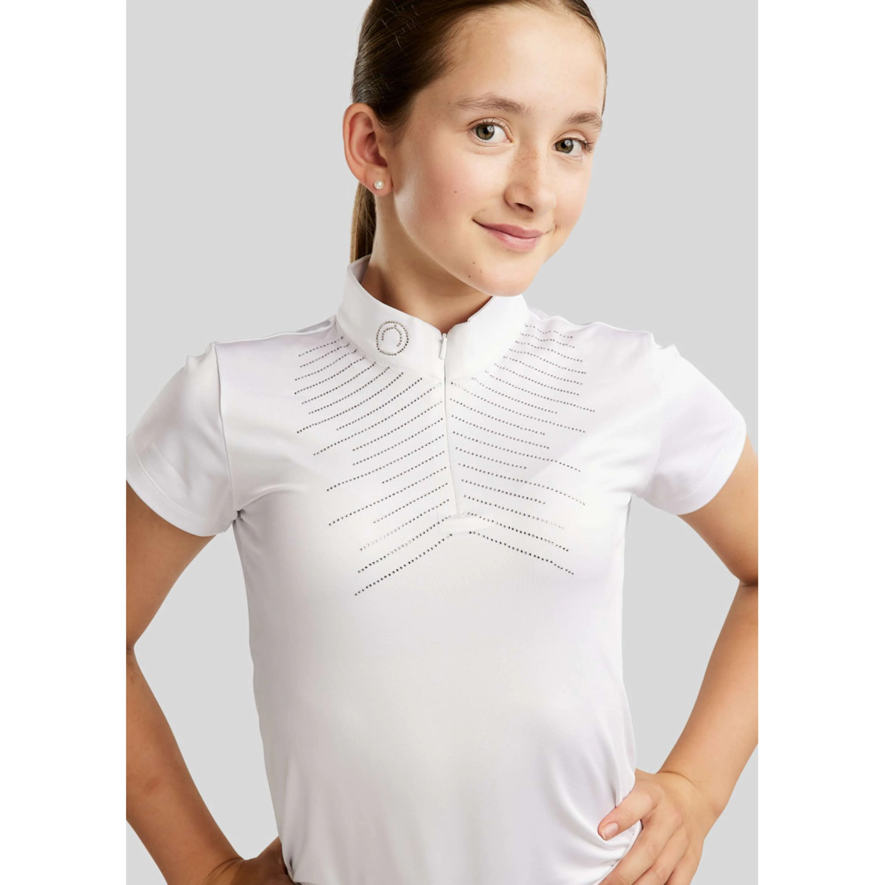Montar T-shirt de Concours MoSparkle Kids Blanc - Image 3