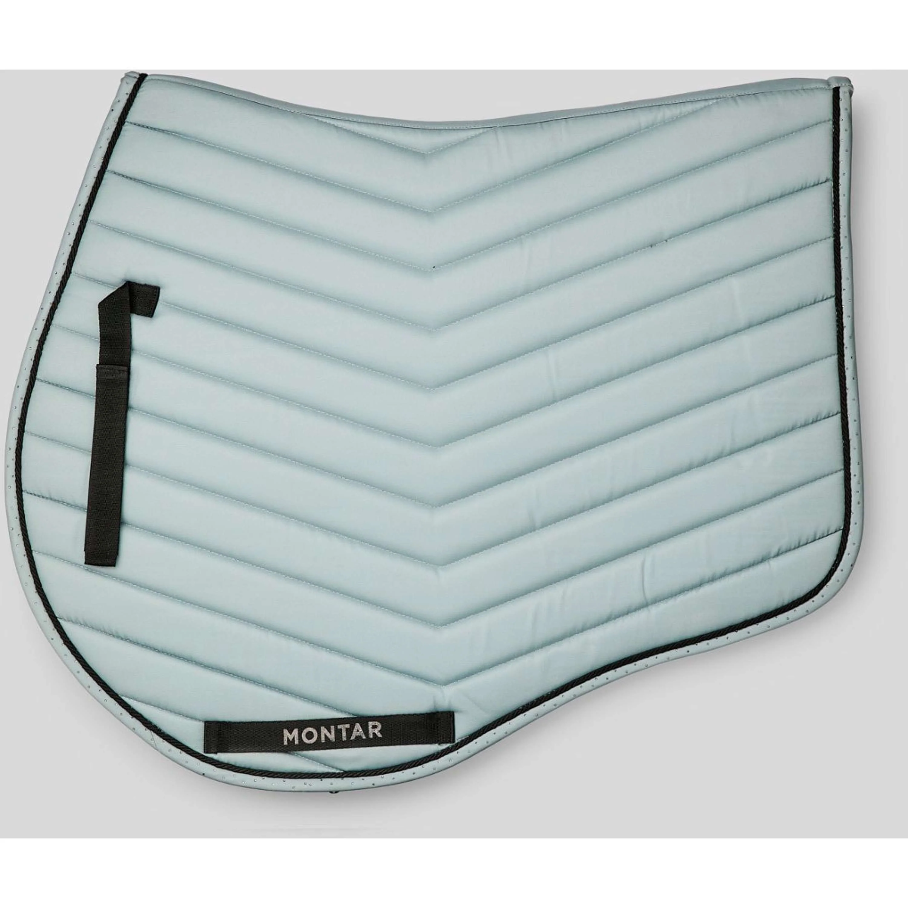 Montar Tapis de Selle Fair Gun Metal Crystals de Saut Turin