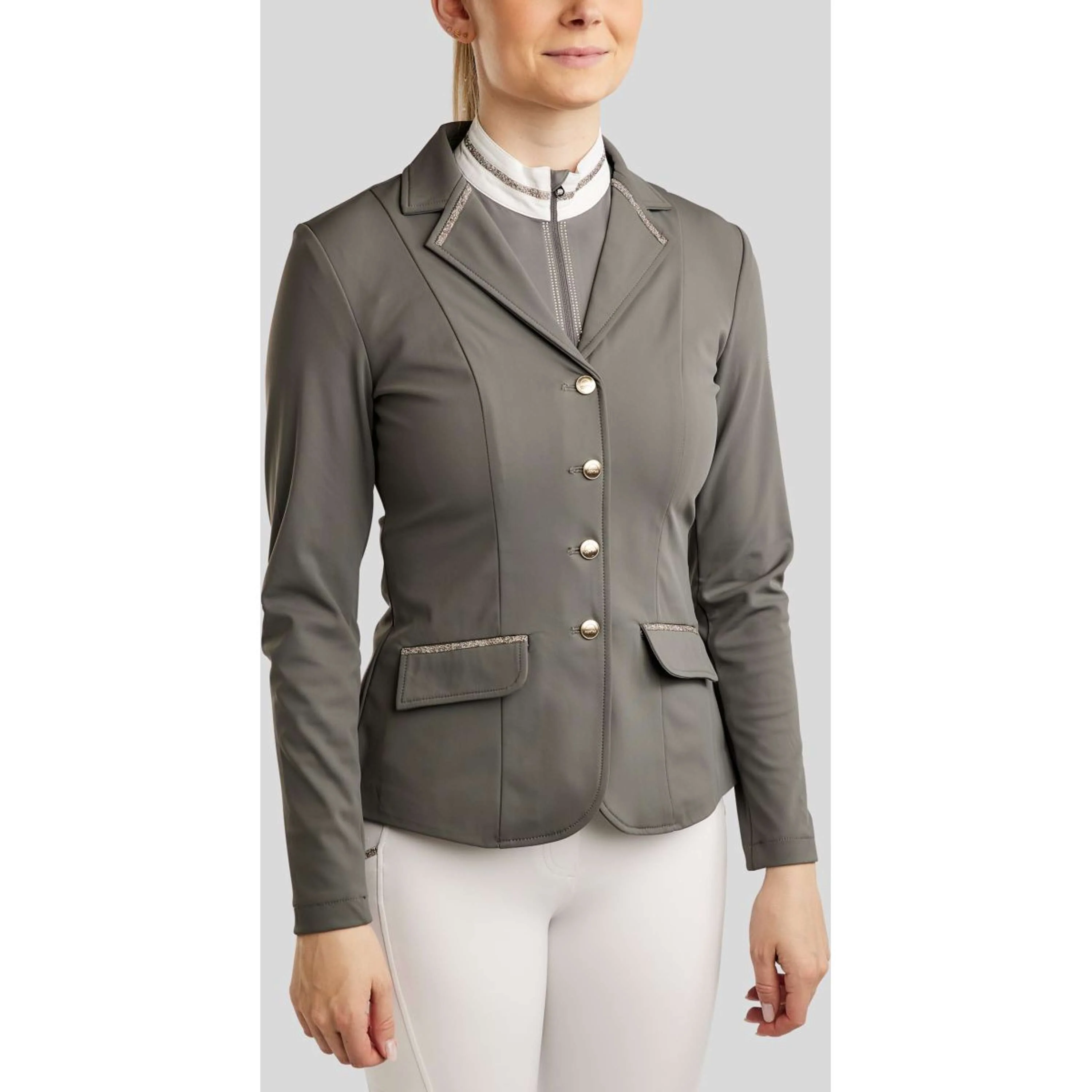 Montar Veste de Concours MoLila Champagne Crystals Gris