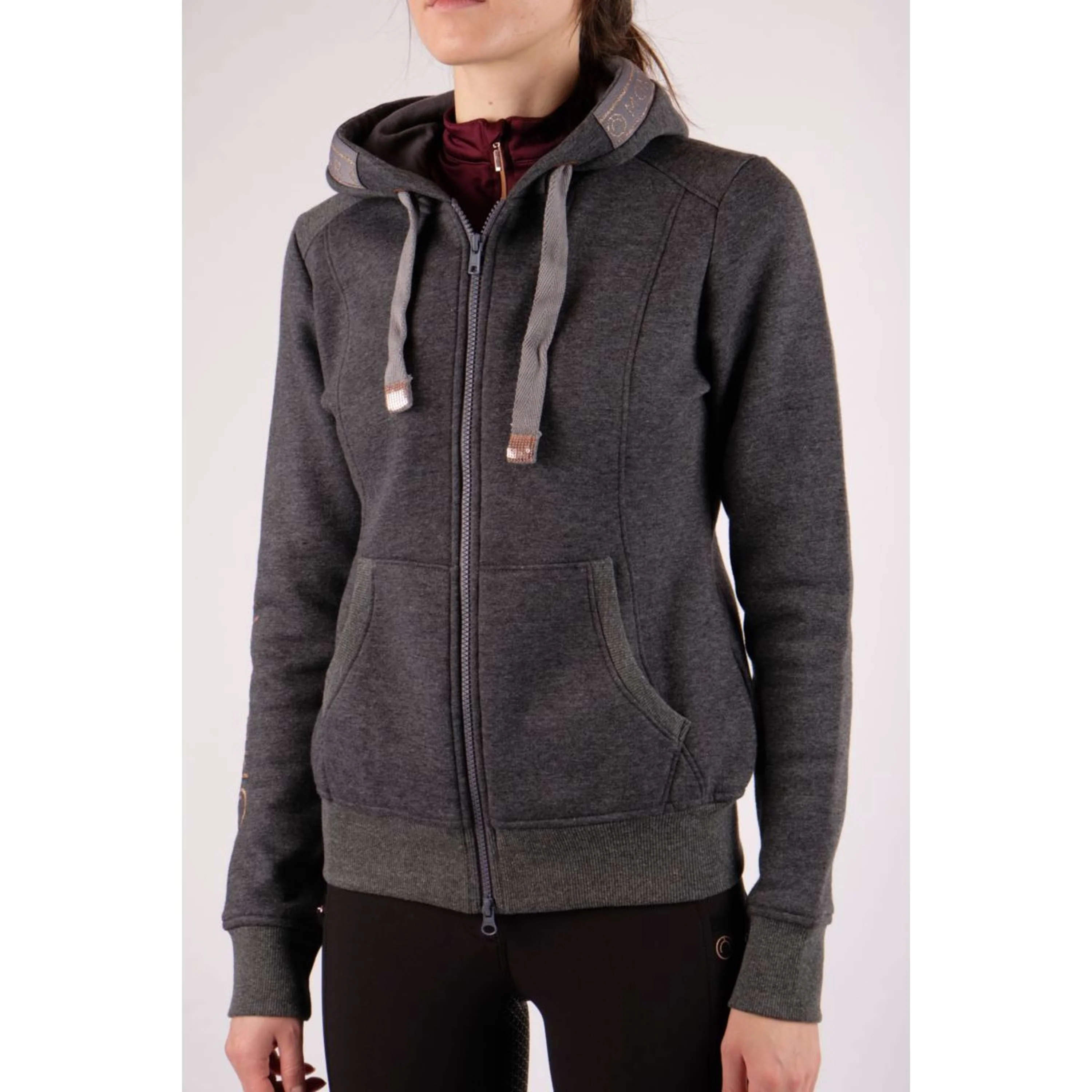 Montar Veste Macie Rosegold Logo Gris