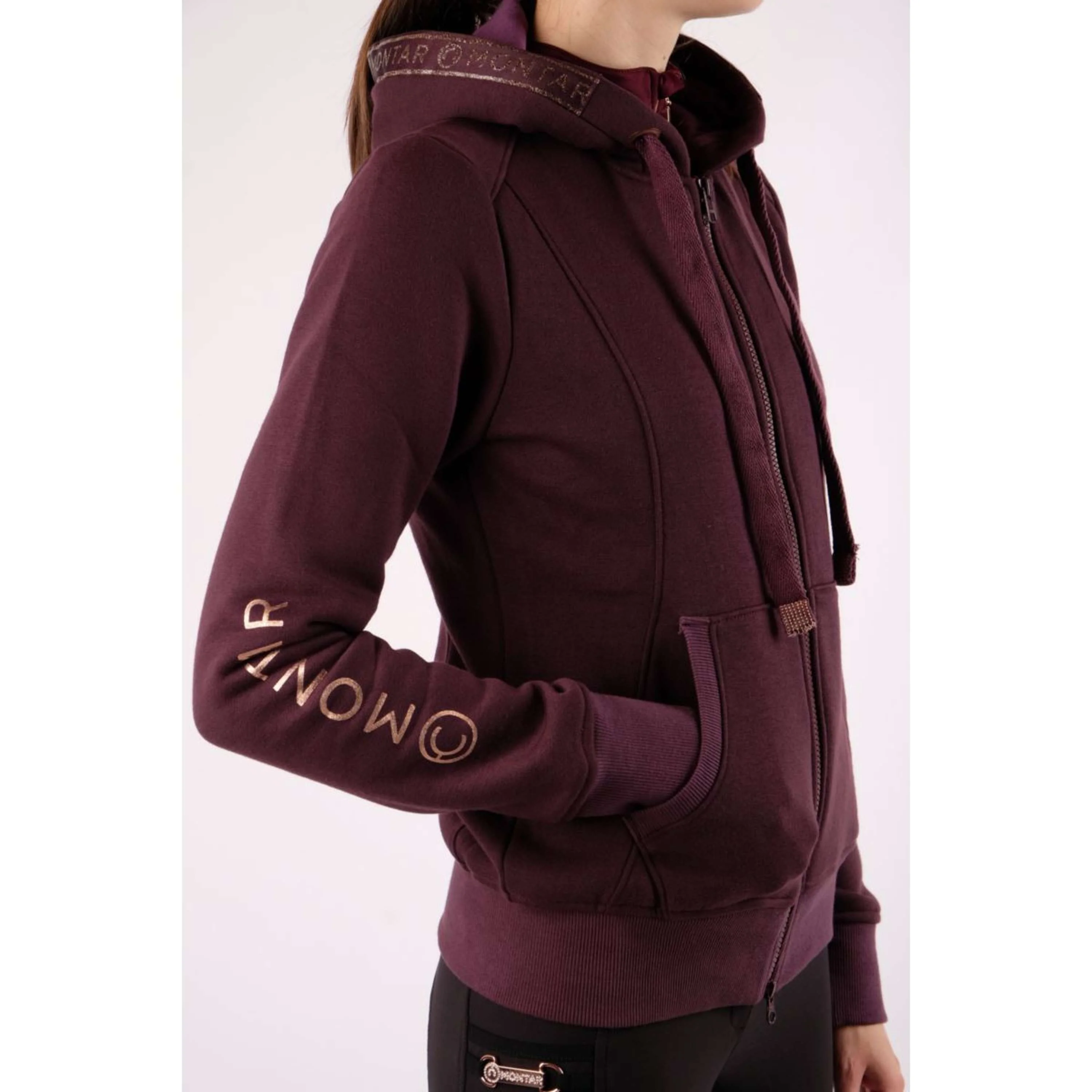 Montar Veste Macie Rosegold Logo Prune - Image 2