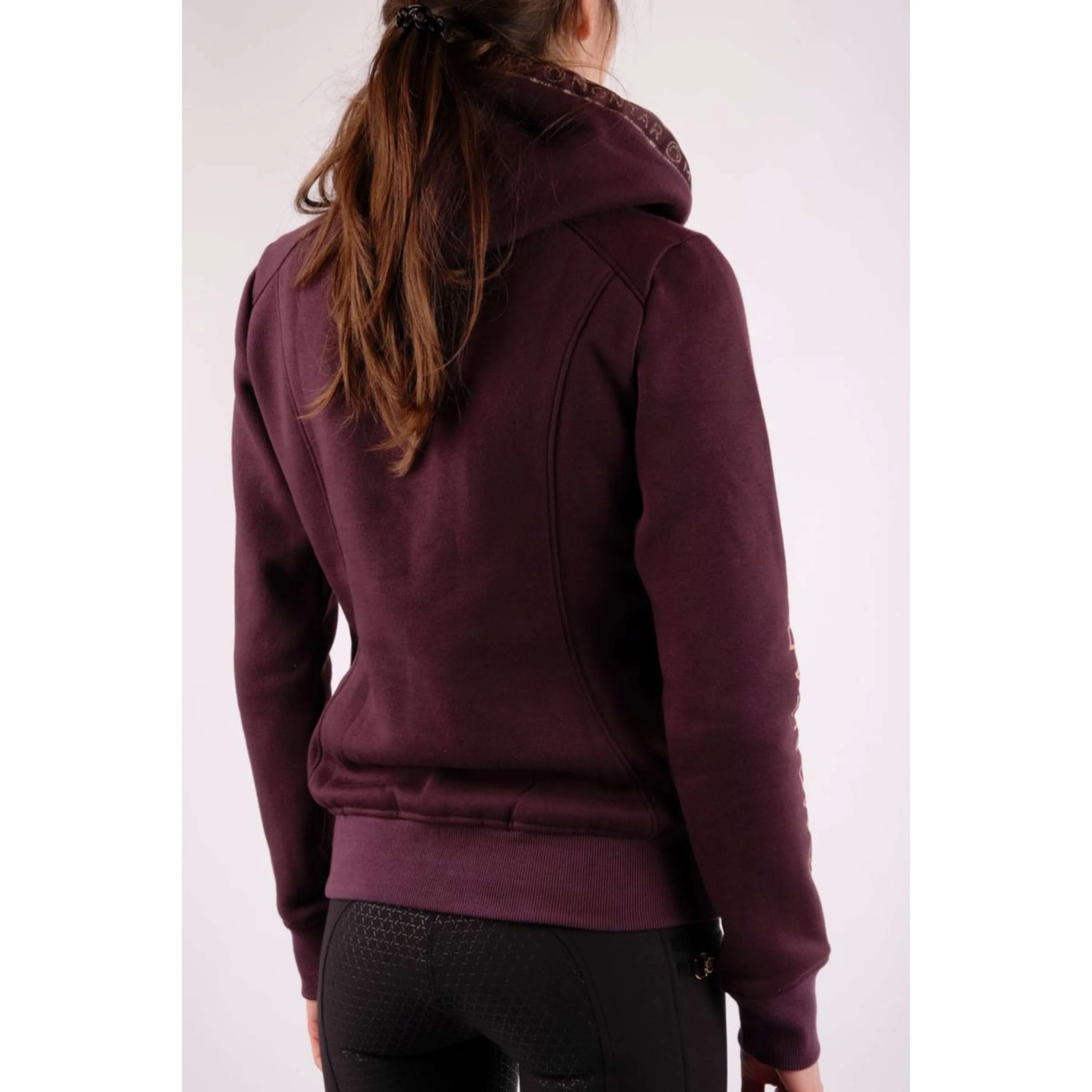 Montar Veste Macie Rosegold Logo Prune - Image 3