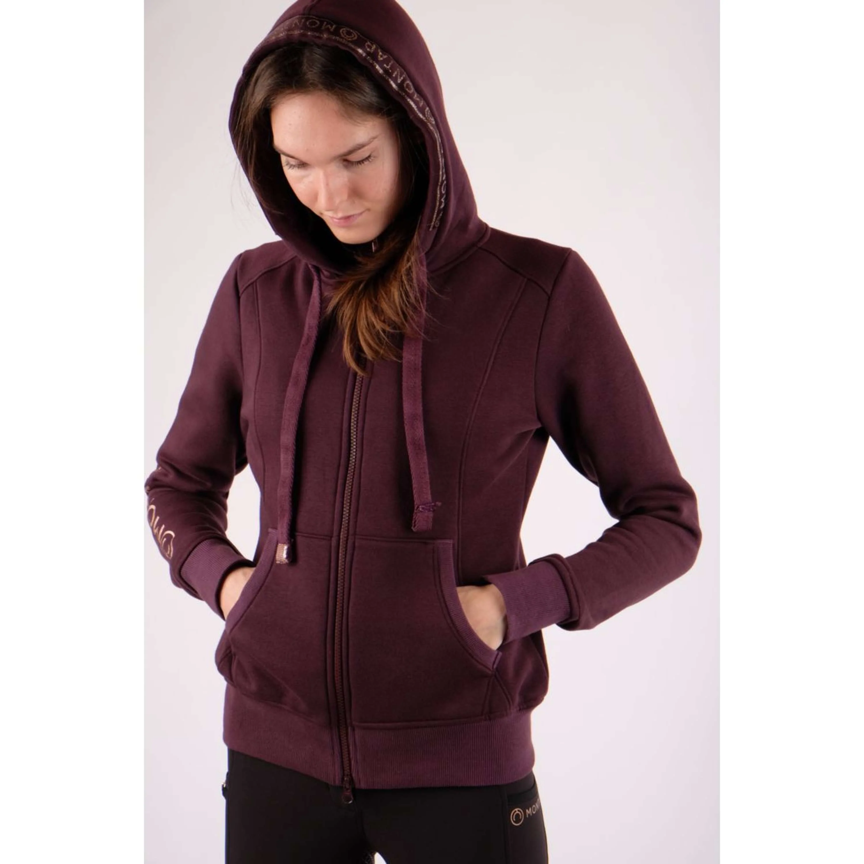Montar Veste Macie Rosegold Logo Prune - Image 5