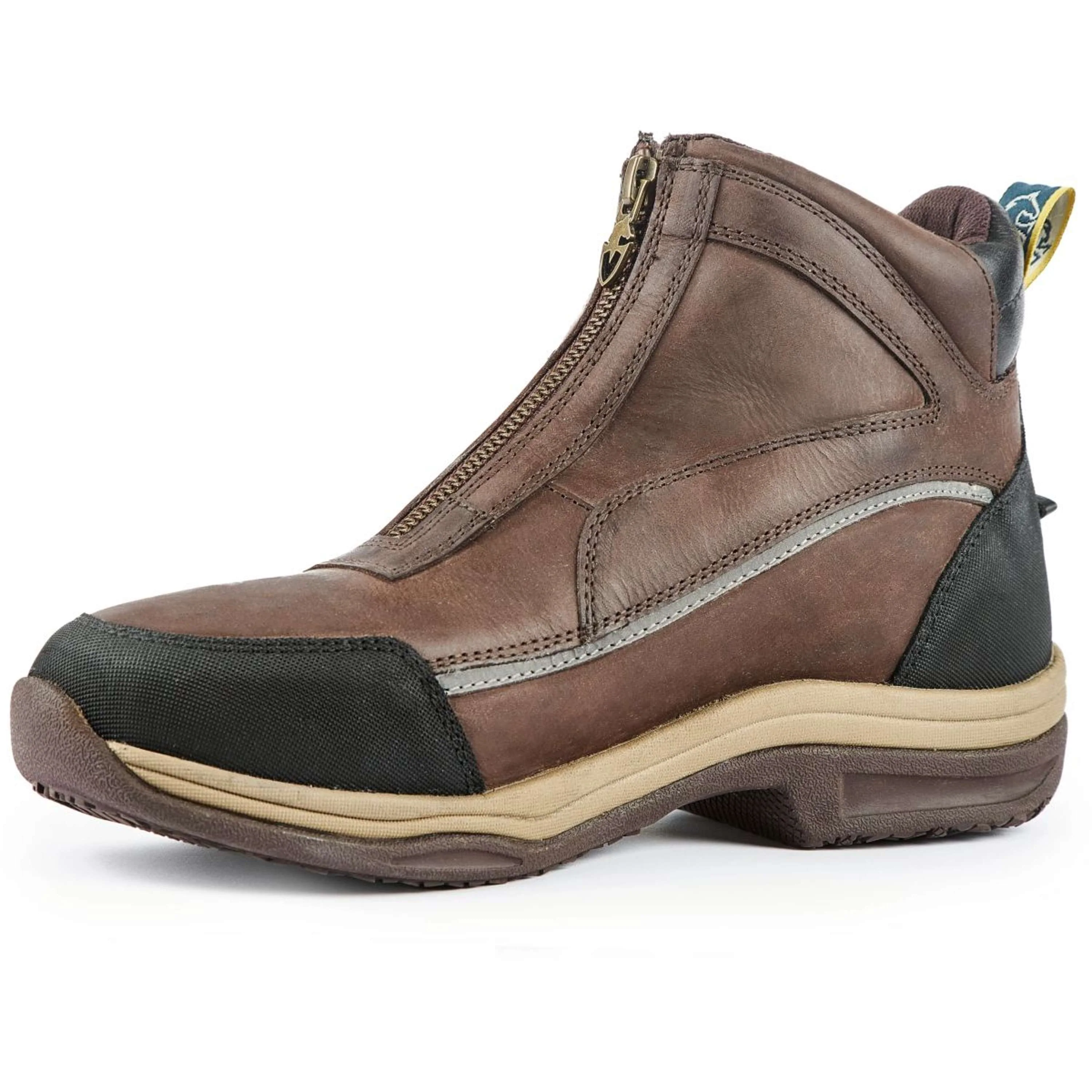 Moretta by Shires Chaussures d'Écurie Vittoria Xgrip Marron - Image 4