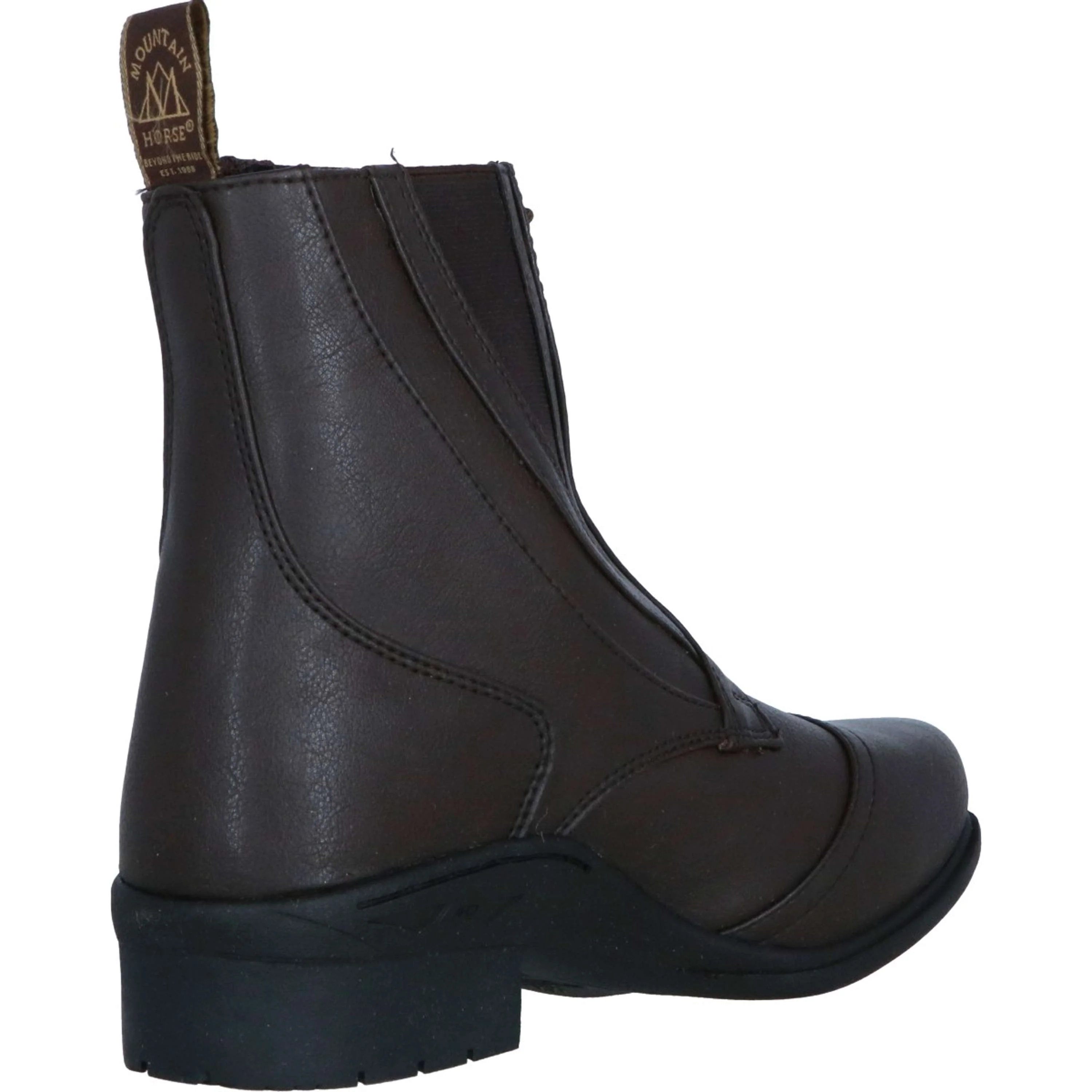 Mountain Horse Jodhpurs Veganza Side Zip Paddock Marron - Image 5
