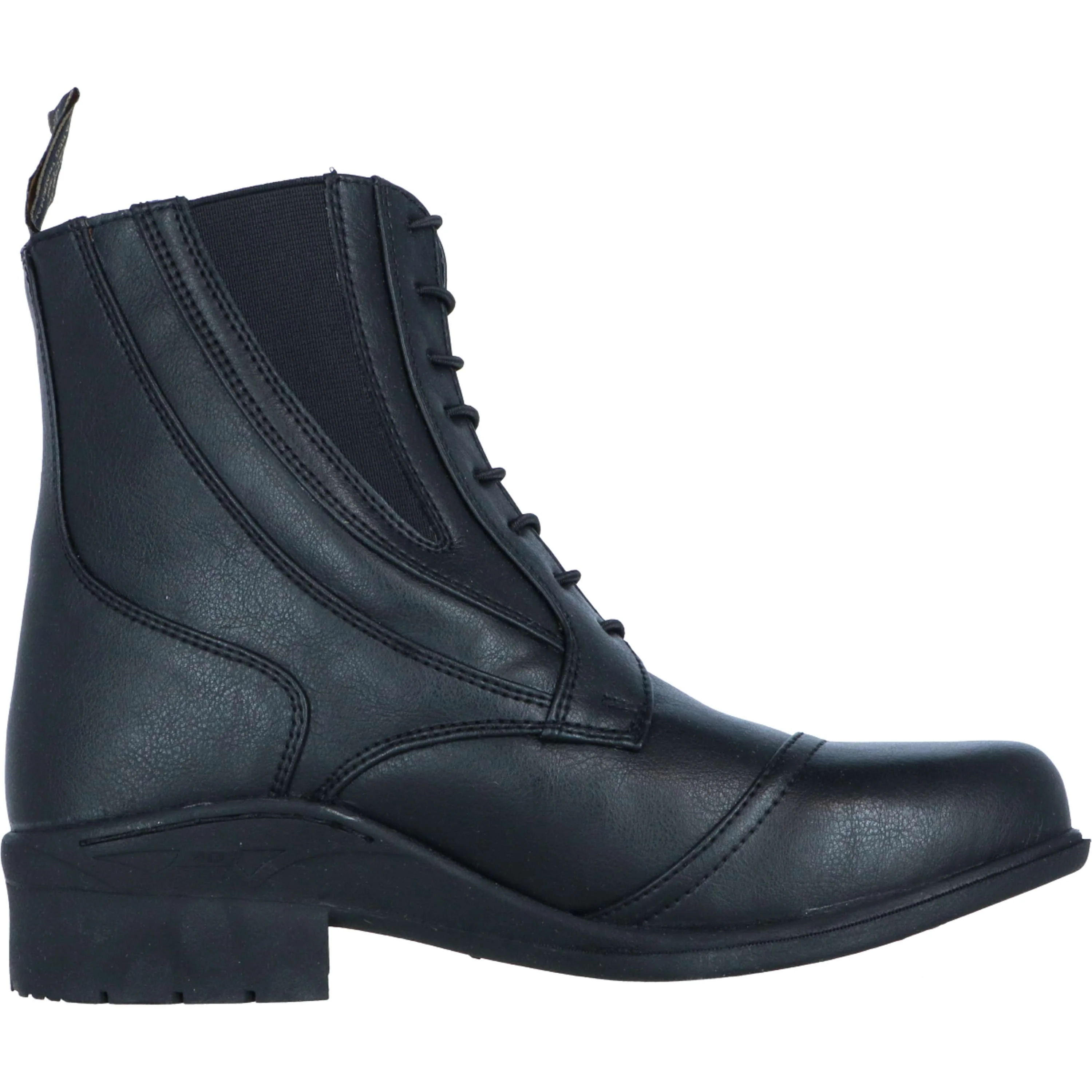 Mountain Horse Jodhpurs Veganza Side Zip Paddock Noir - Image 6
