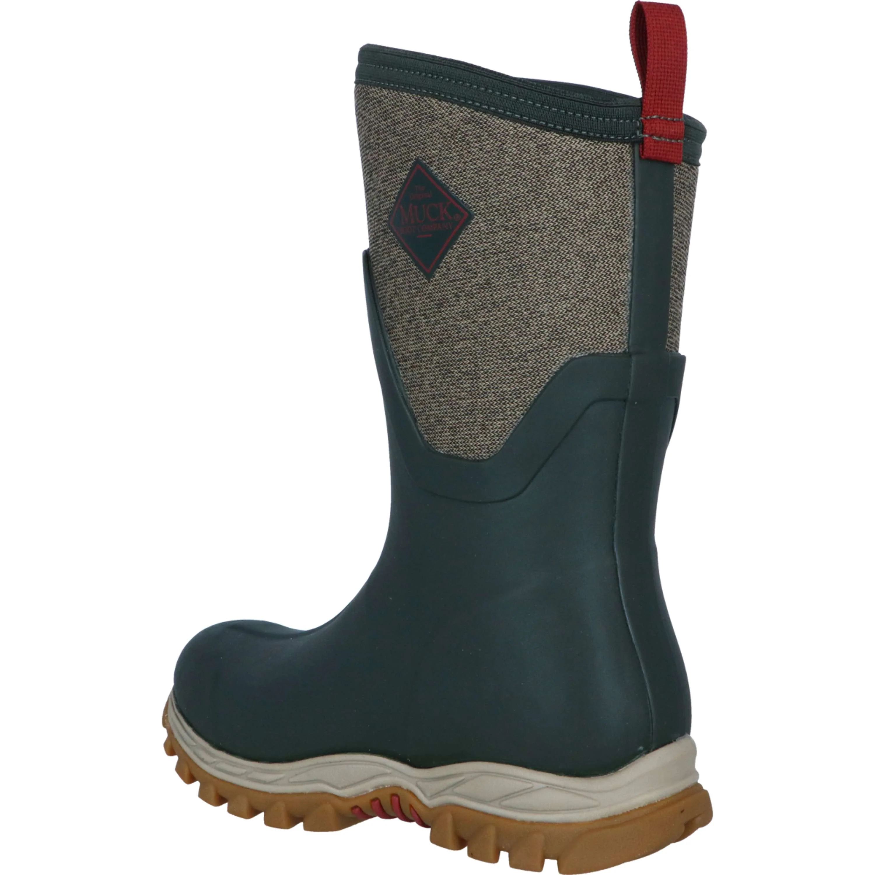 Muck Boot Arctic Sport II Mid Femme Olive/Tweed - Image 3