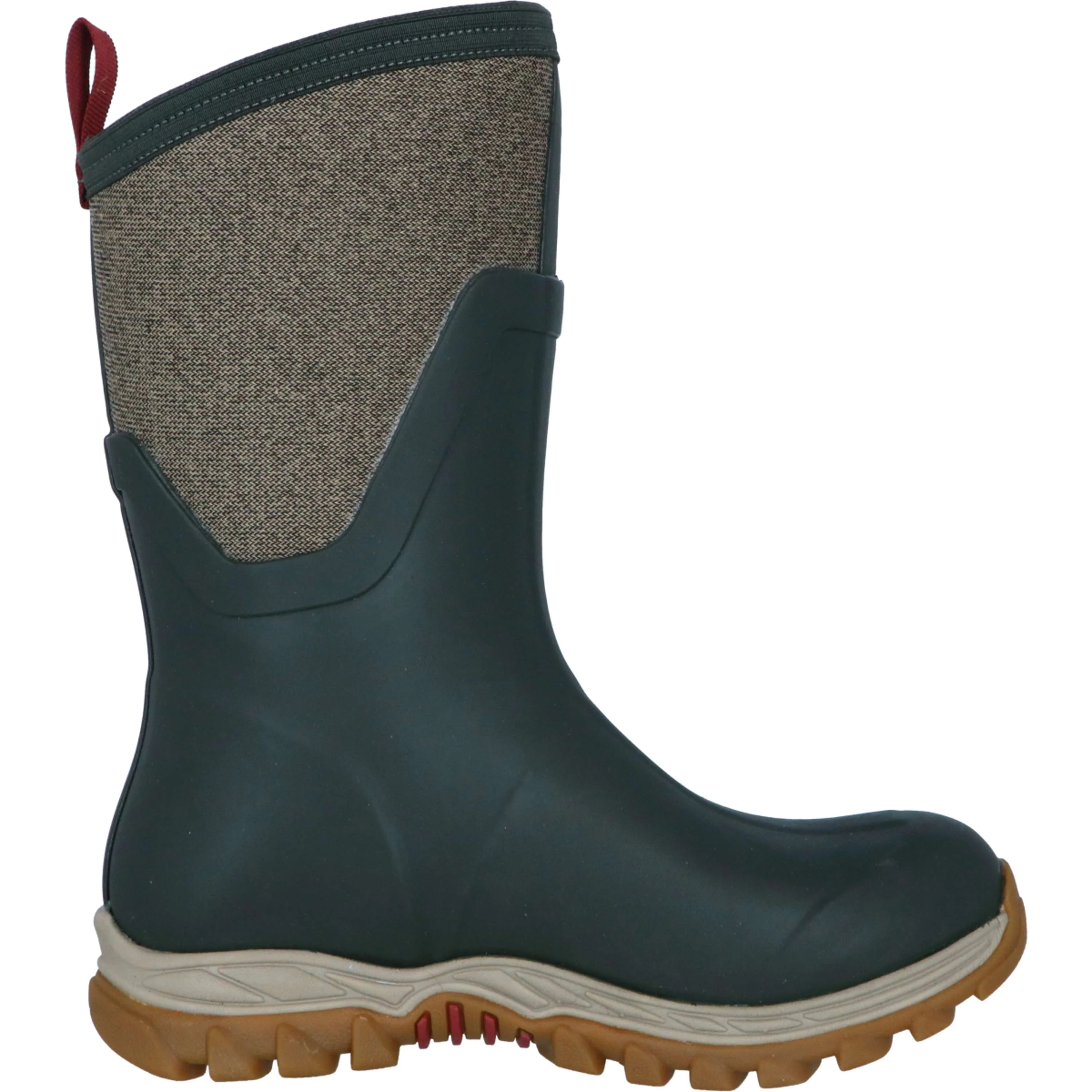 Muck Boot Arctic Sport II Mid Femme Olive/Tweed - Image 6