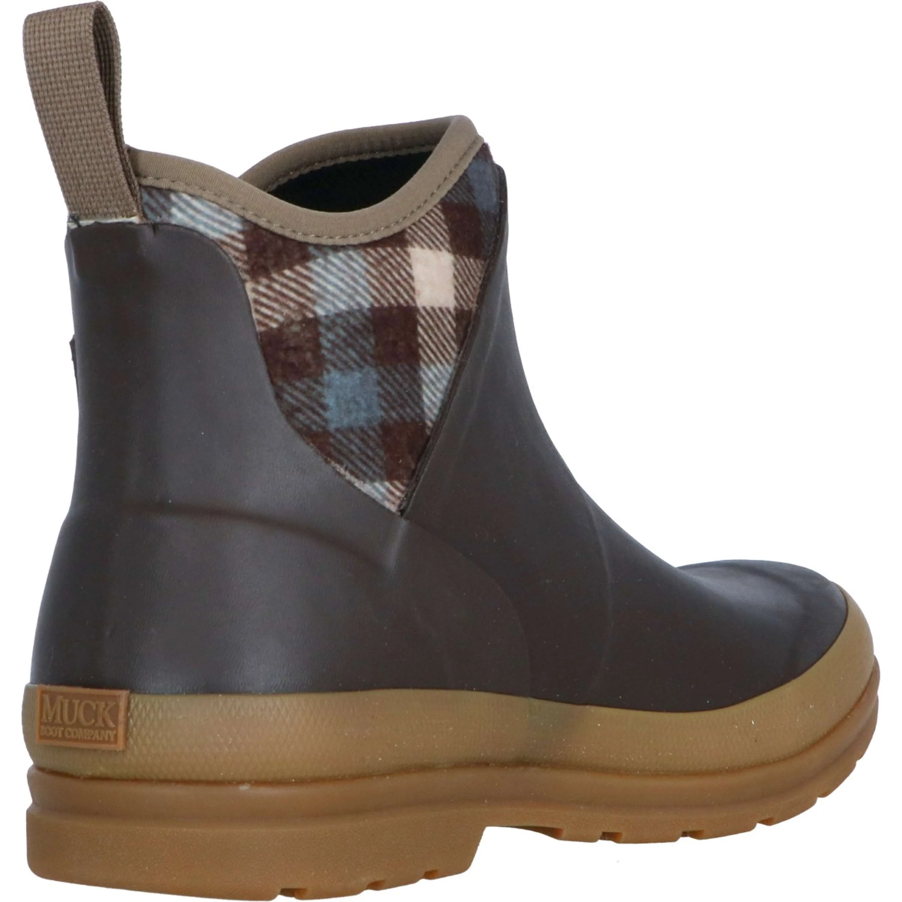 Muck Boot Originals Pull On Ankle Marron/Plaid - Image 5