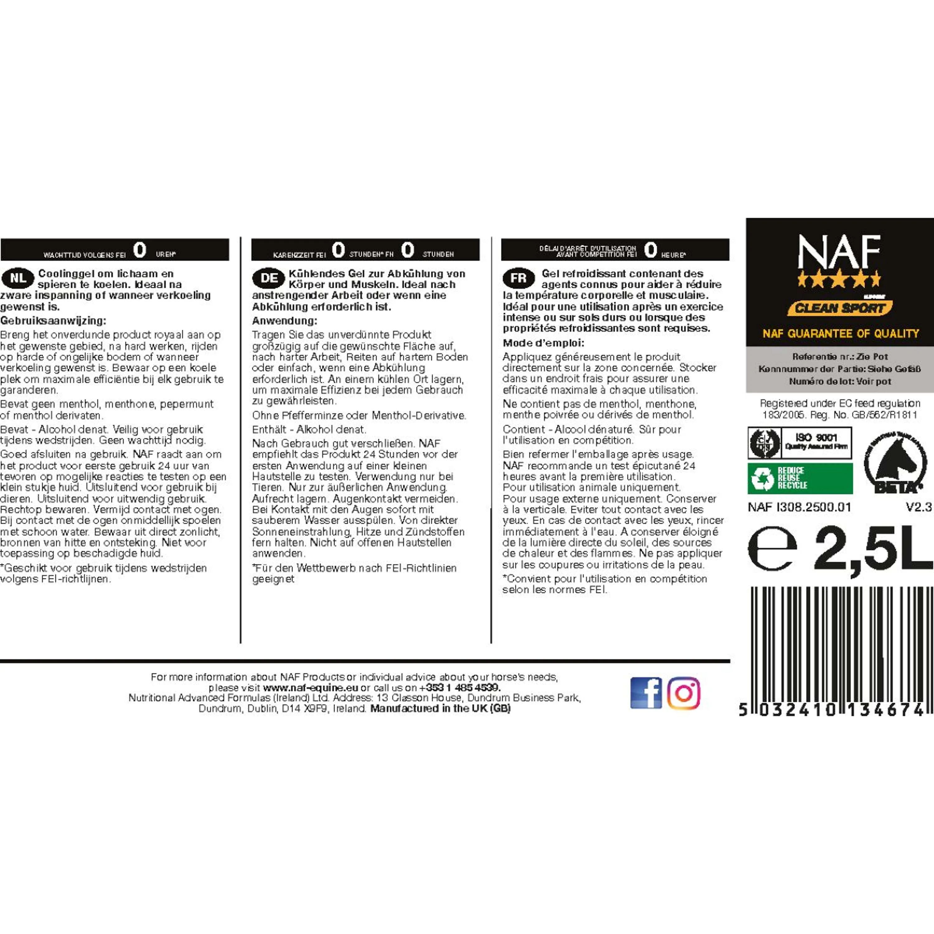 NAF Ice Cool Gel - Image 3