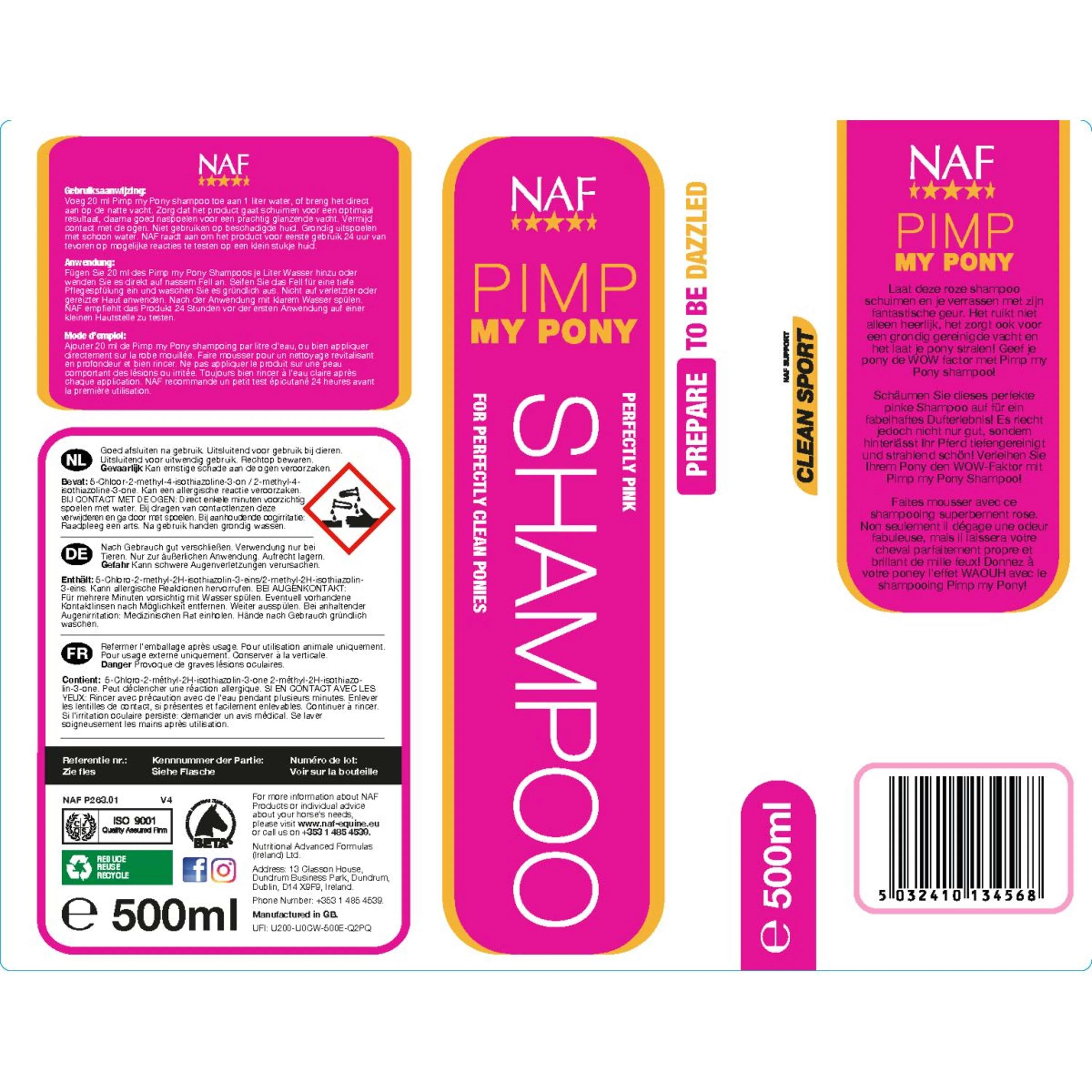 NAF Pimp My Pony Shampoo Rose - Image 2