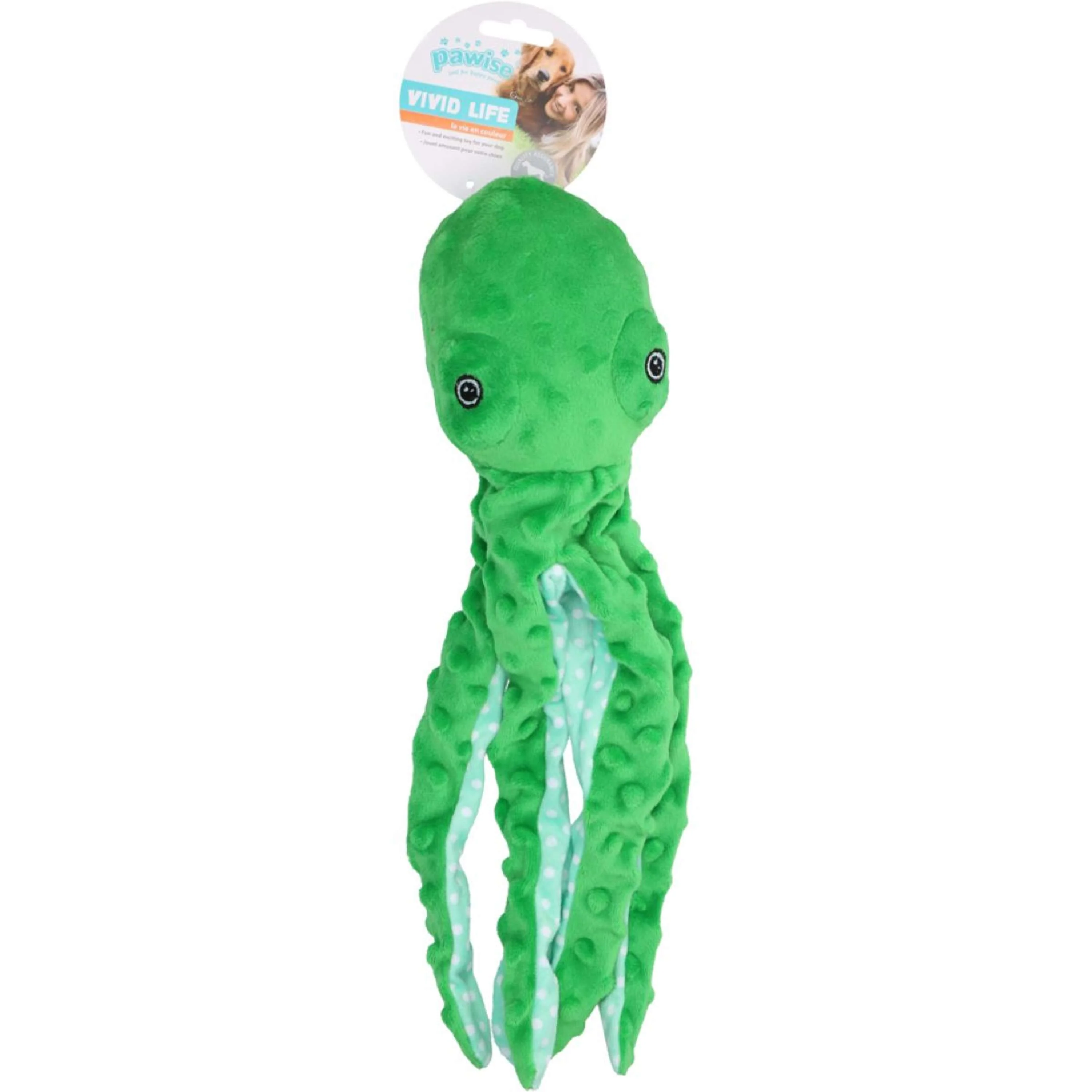 Pawise Jeu pour Chien Plush Octopus Multicolor - Image 3