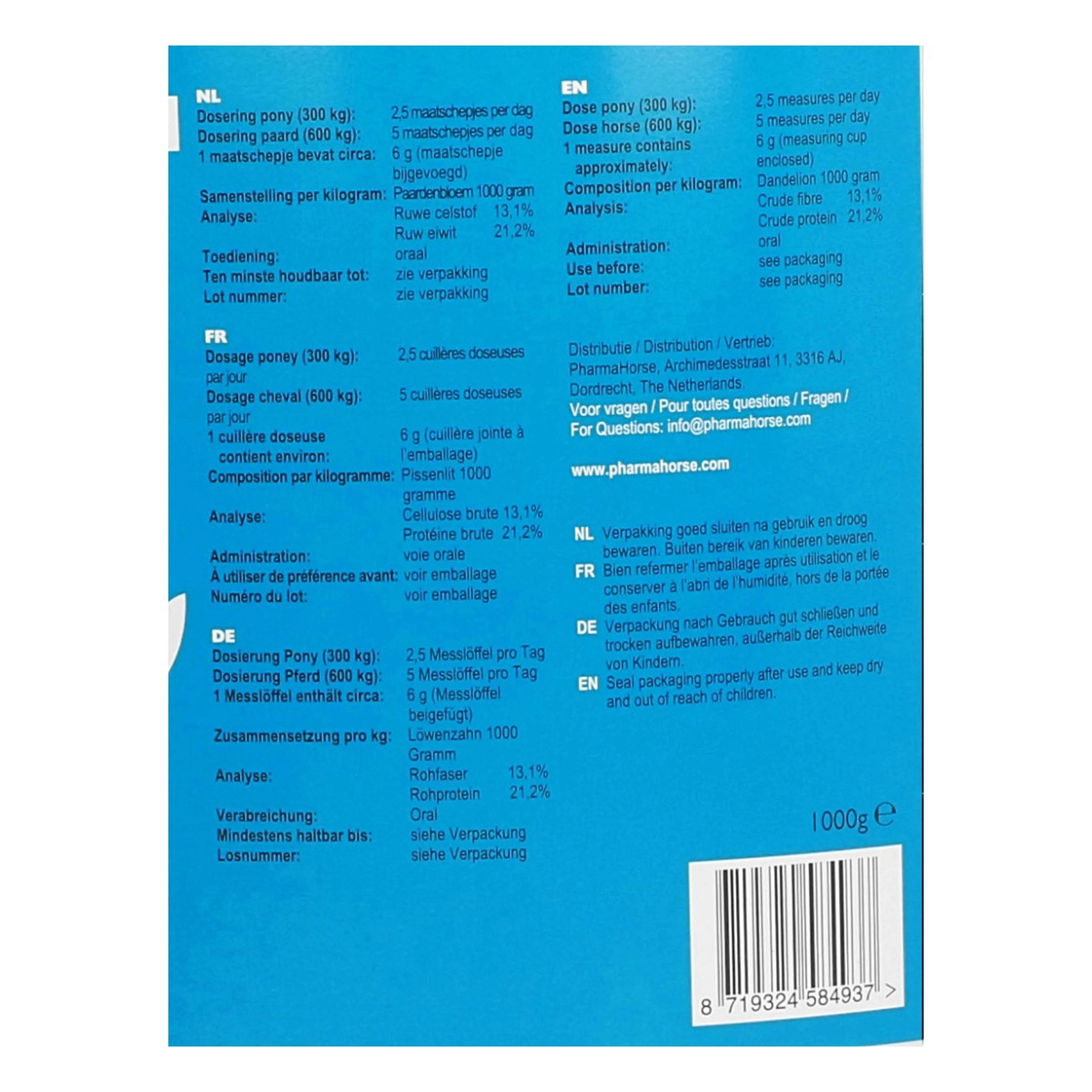 PharmaHorse Pissenlit - Image 2