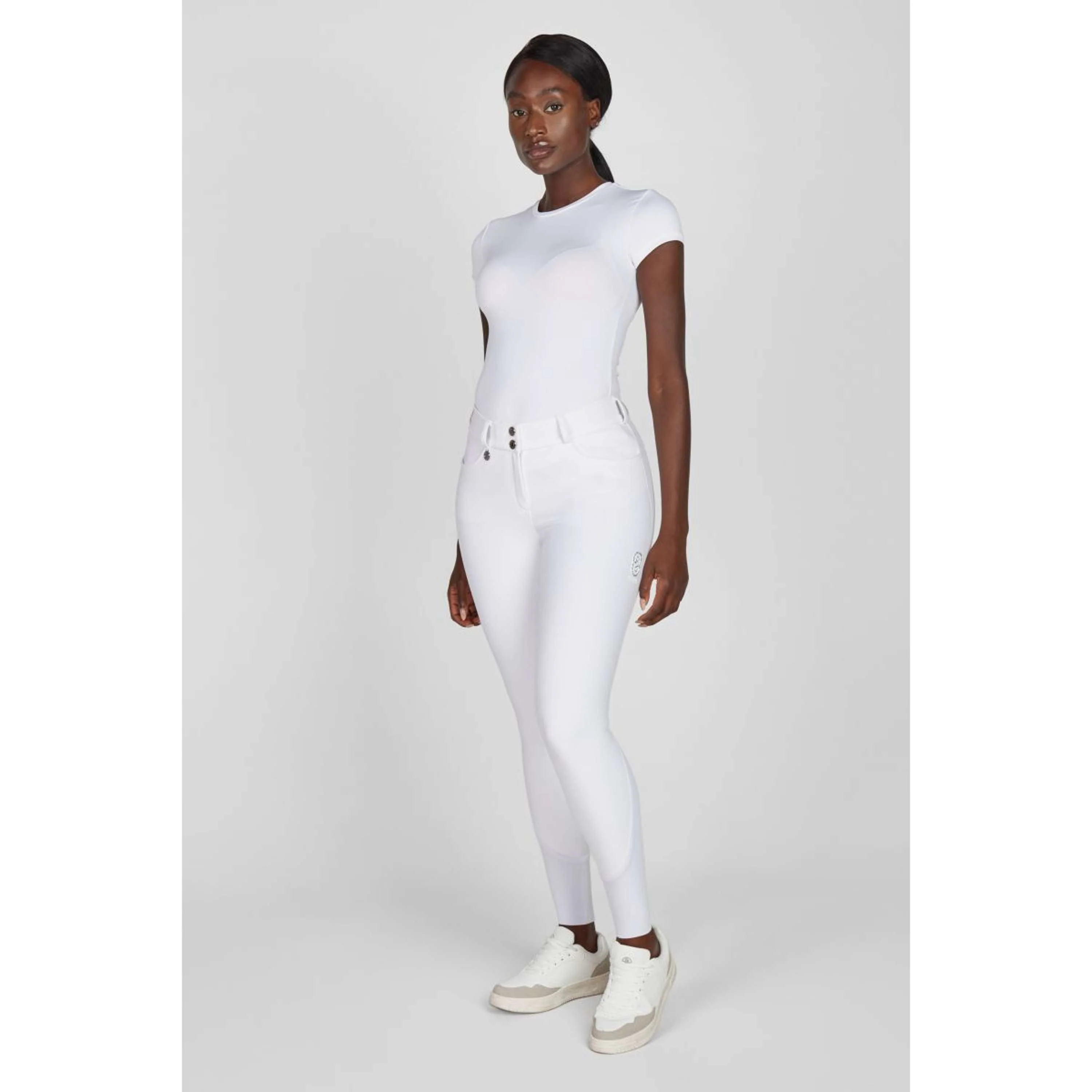 Pikeur Pantalon d'Équitation Ceelina SD SS26 Full Grip Blanc - Image 2