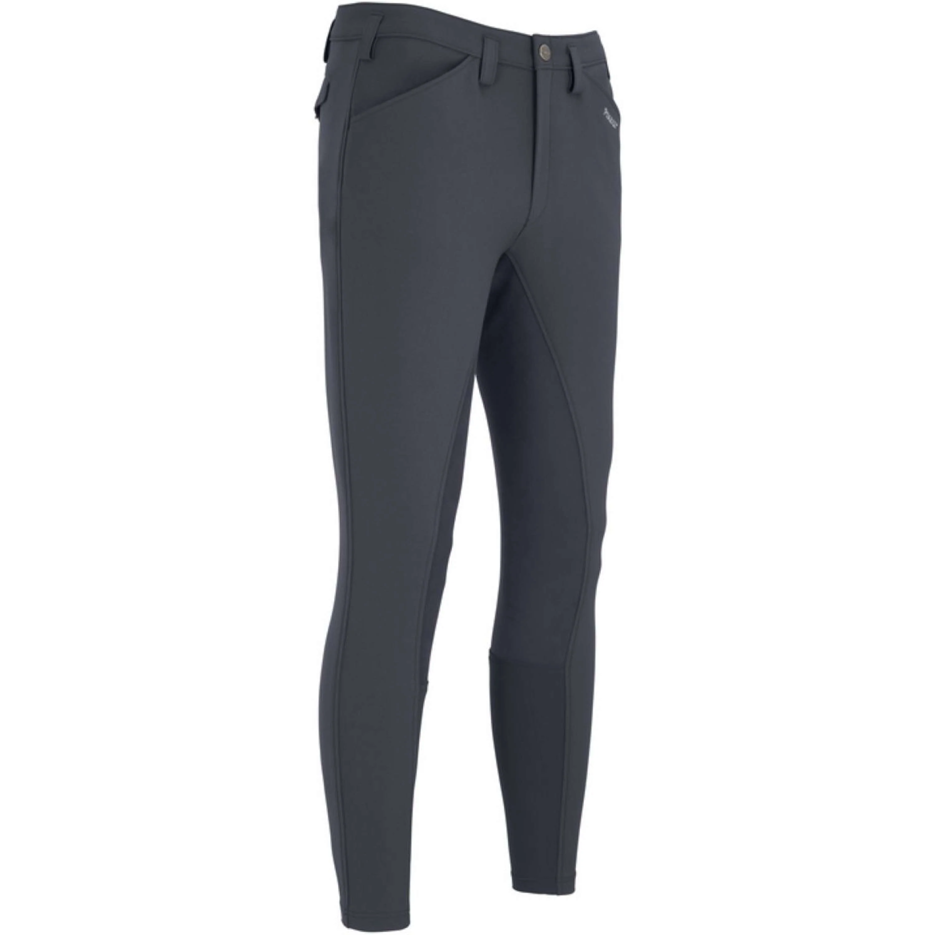 Pikeur Pantalon d'Équitation Rossini New Cuir Fond de Peau Dark Shadow