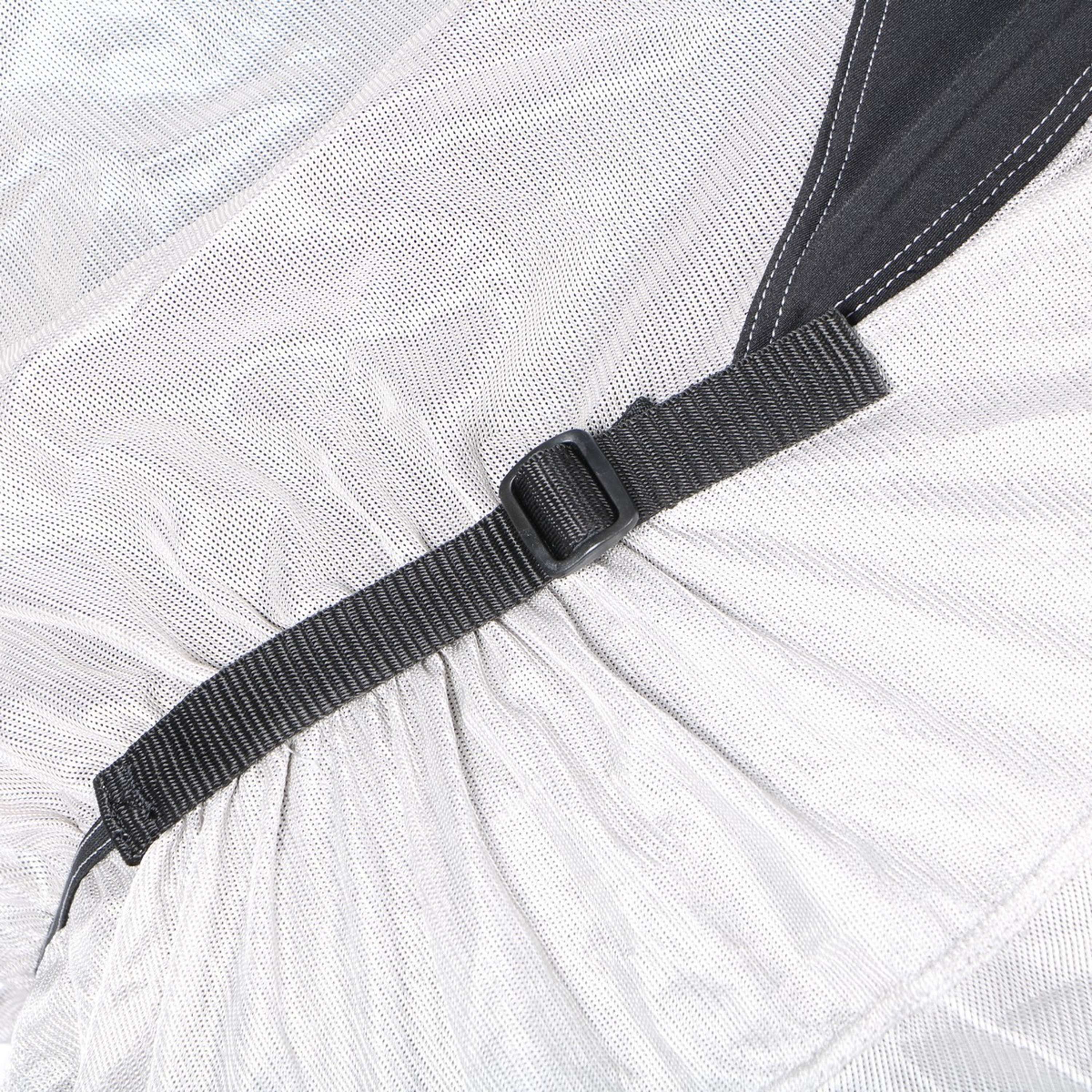 Premiere Couverture Anti-Mouches Cou Couverture Mesh Gris - Image 4
