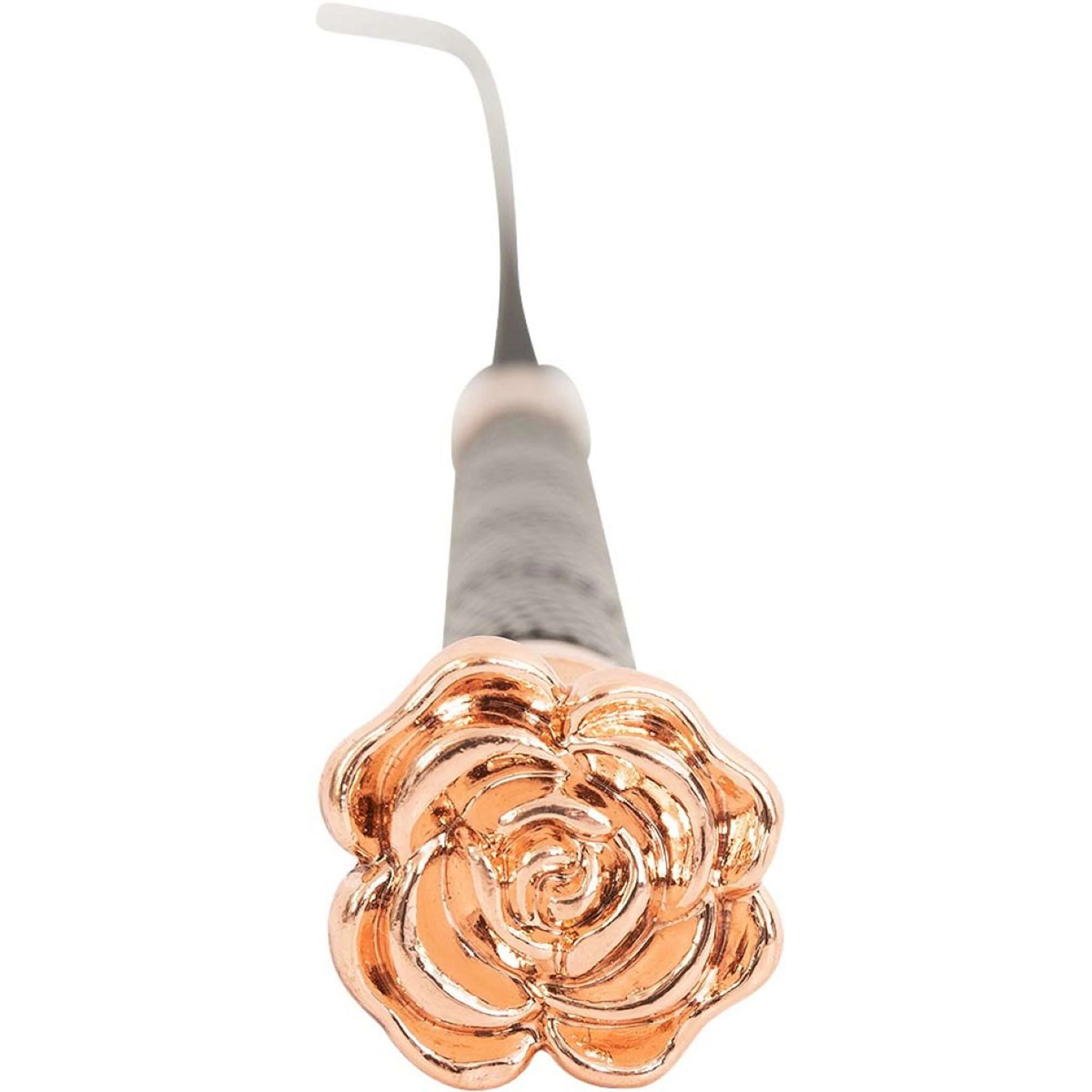 Premiere Cravache de Dressage Flower Noir/Or rose - Image 2