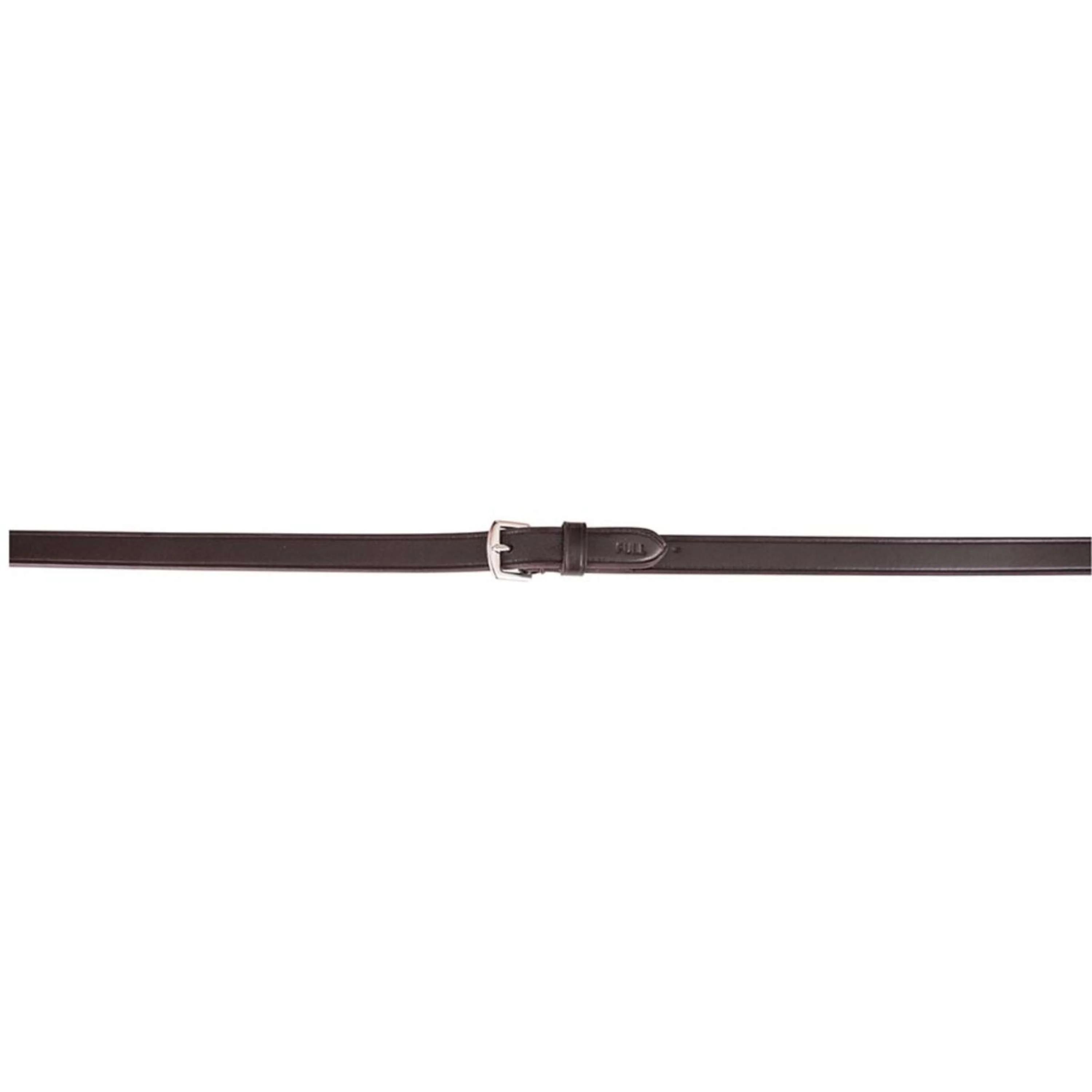 Premiere Rênes Caoutchouc 16mm avec Fermeture Boucle Marron - Image 2