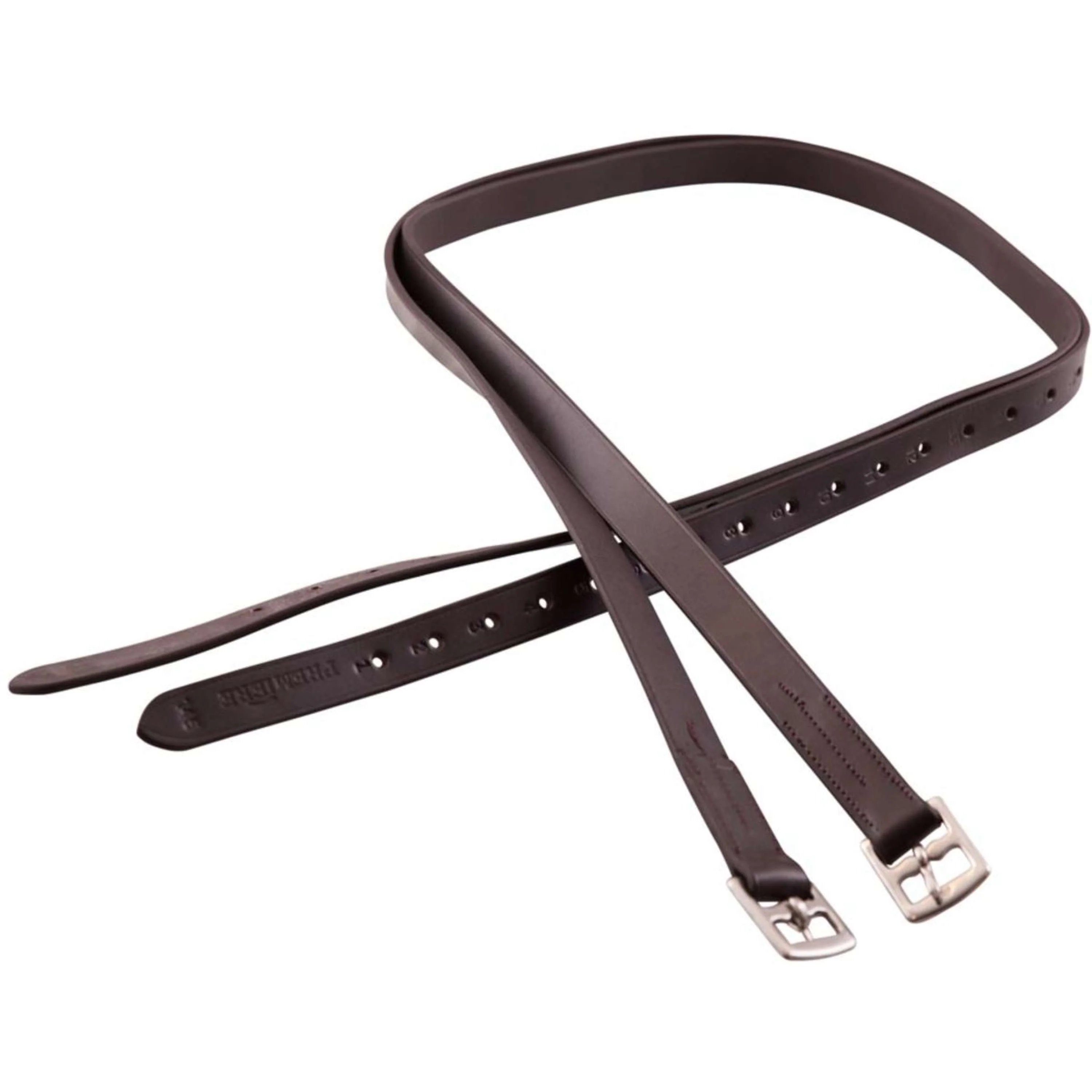 Premiere Étrivières Cuir Boucles Acier Inoxydable Marron