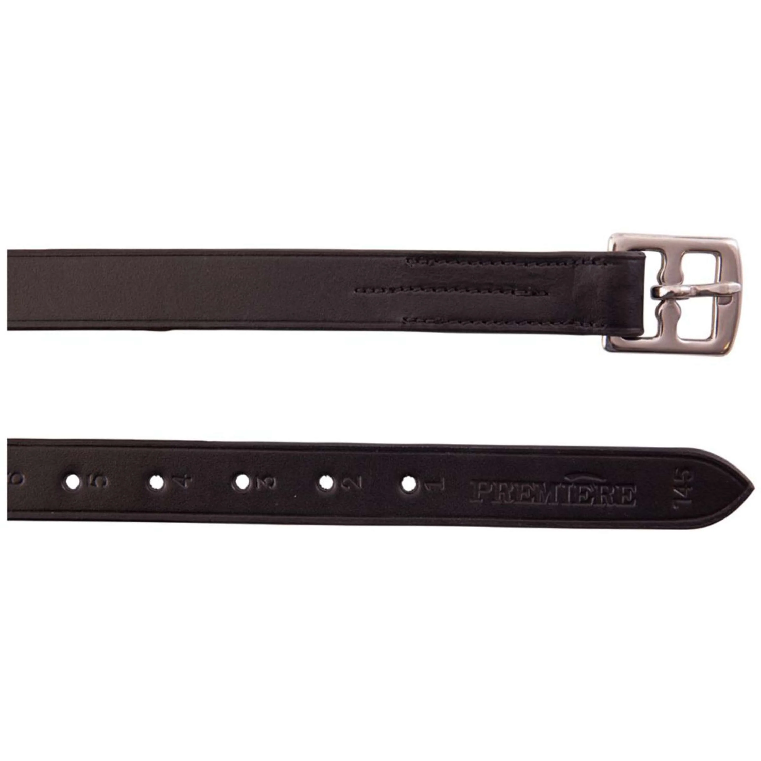 Premiere Étrivières Cuir Boucles Acier Inoxydable Noir - Image 2