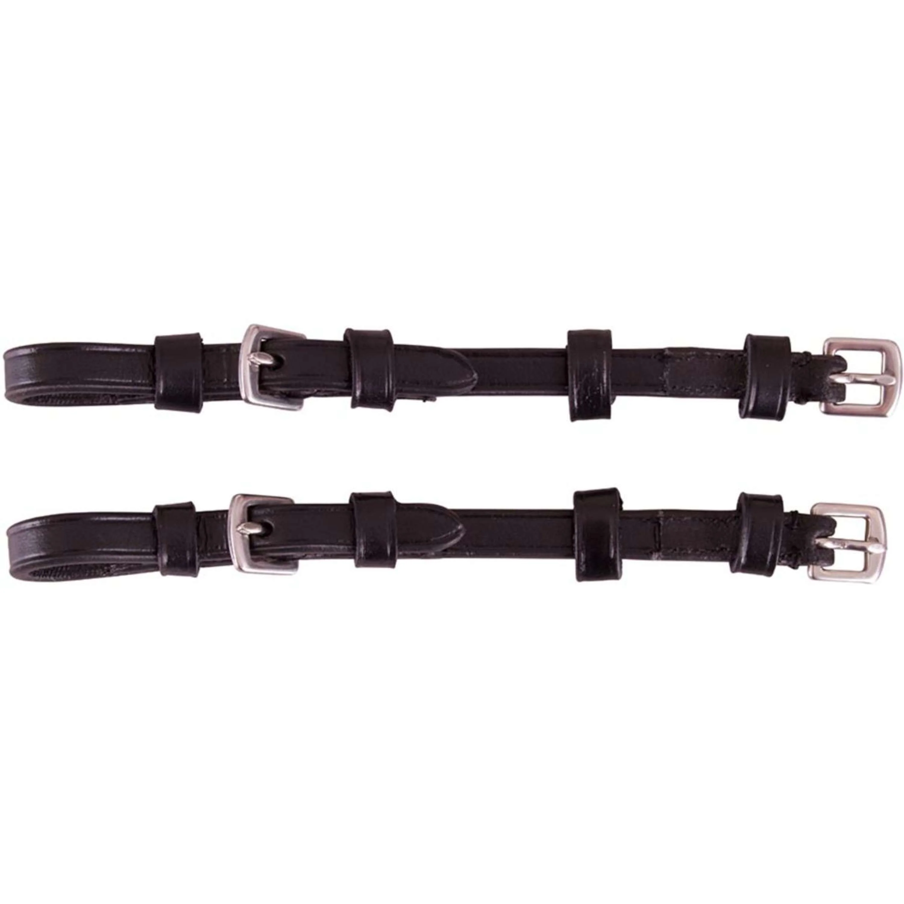 Premiere Montants 10mm Boucle acier inoxydable paire Noir