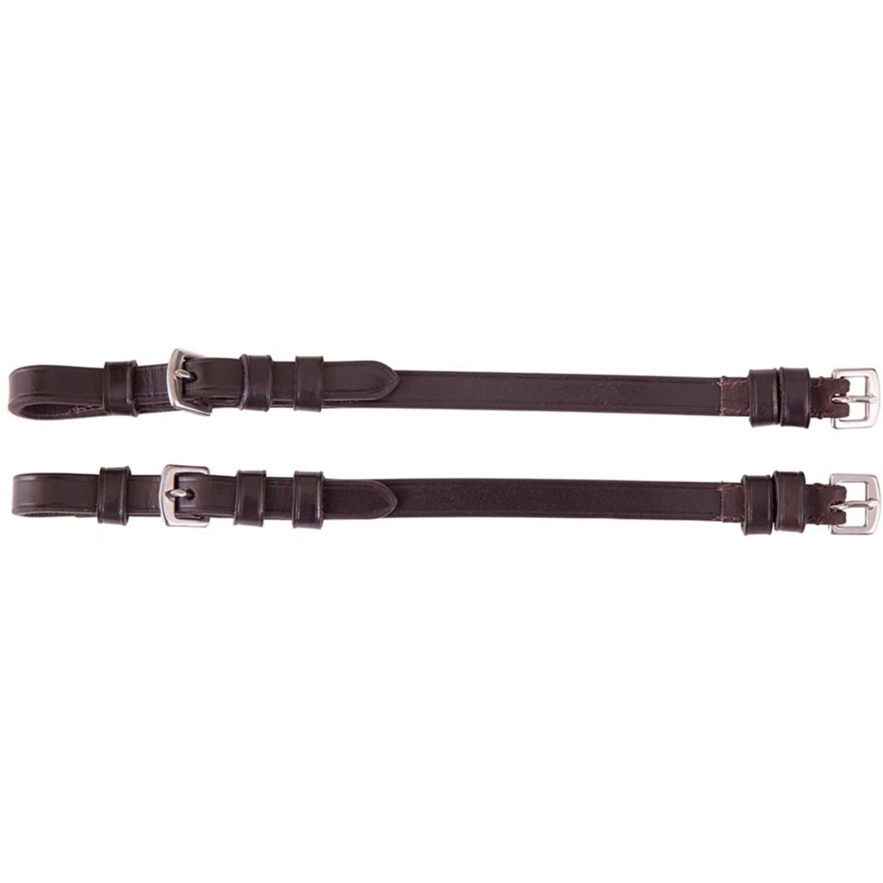 Premiere Montants 13mm Boucle acier inoxydable paire Marron