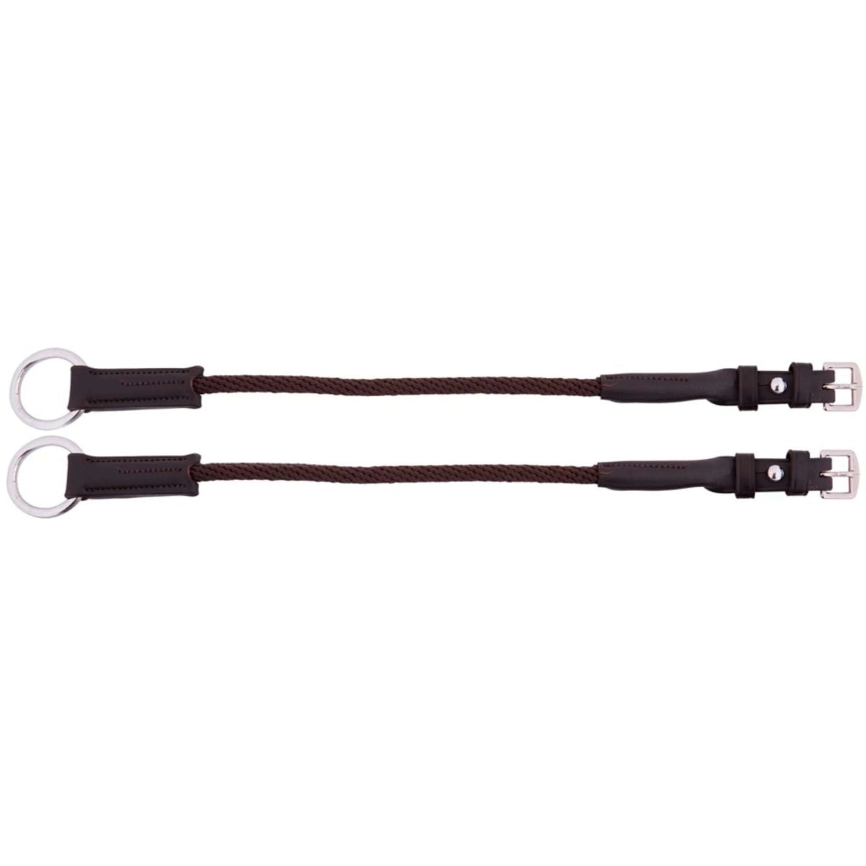 Premiere Montants de Filet Releveur avec Corde Uni Marron - Image 2