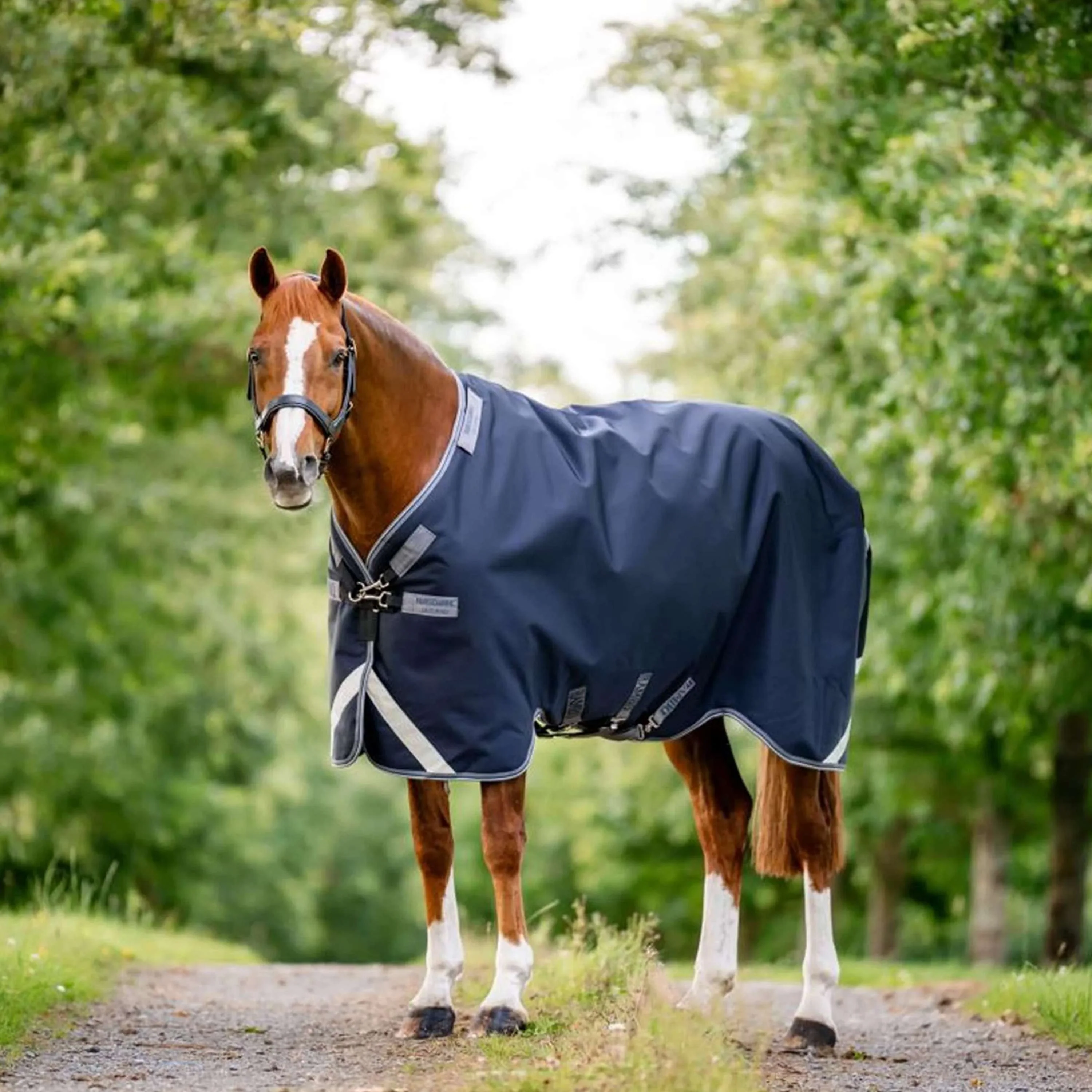 Rambo Chemise Turnout 1680D 0g Bleu marine/Gris orage/Argent