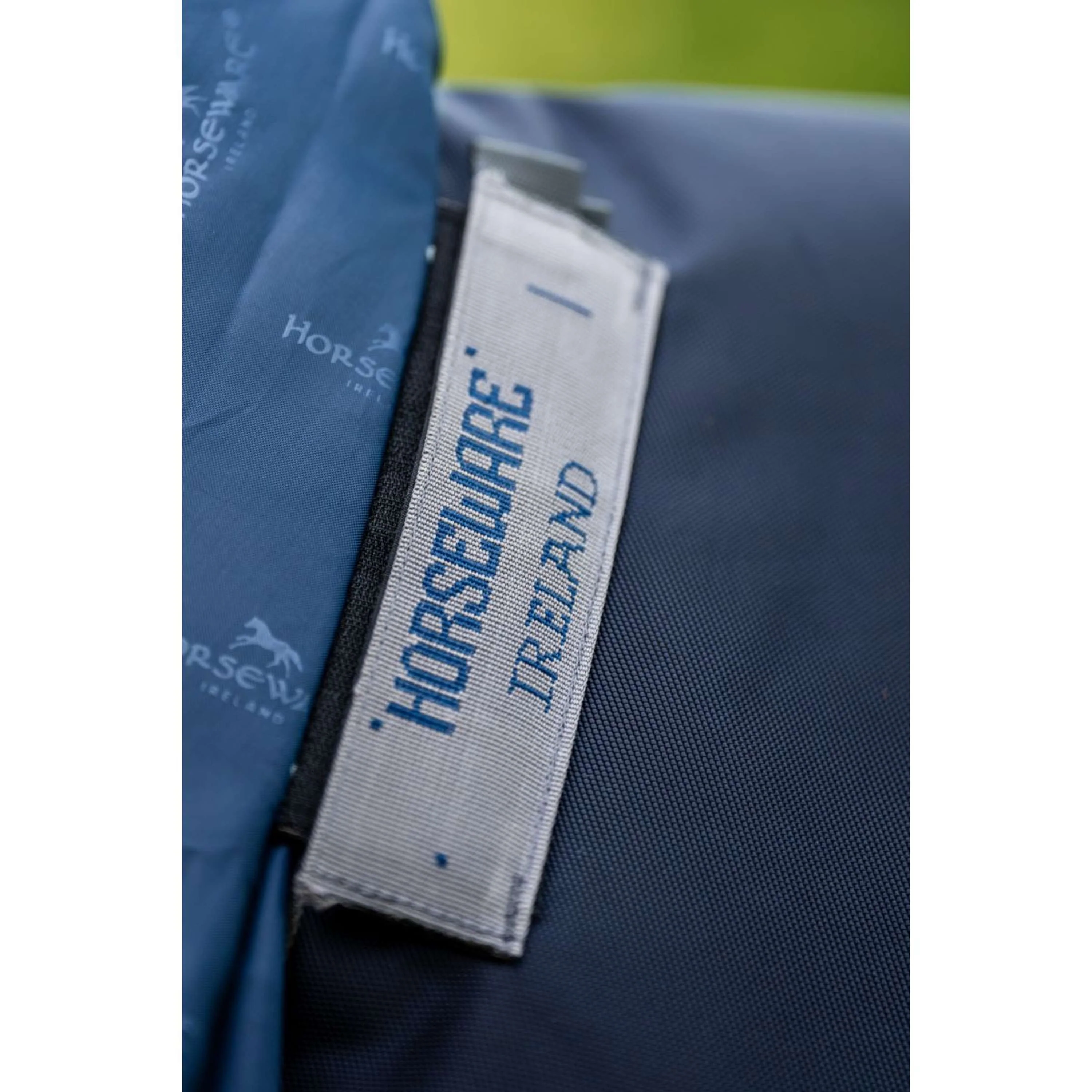 Rambo Chemise Turnout 1680D Plus 100g Bleu marine/Gris orage/Argent - Image 2