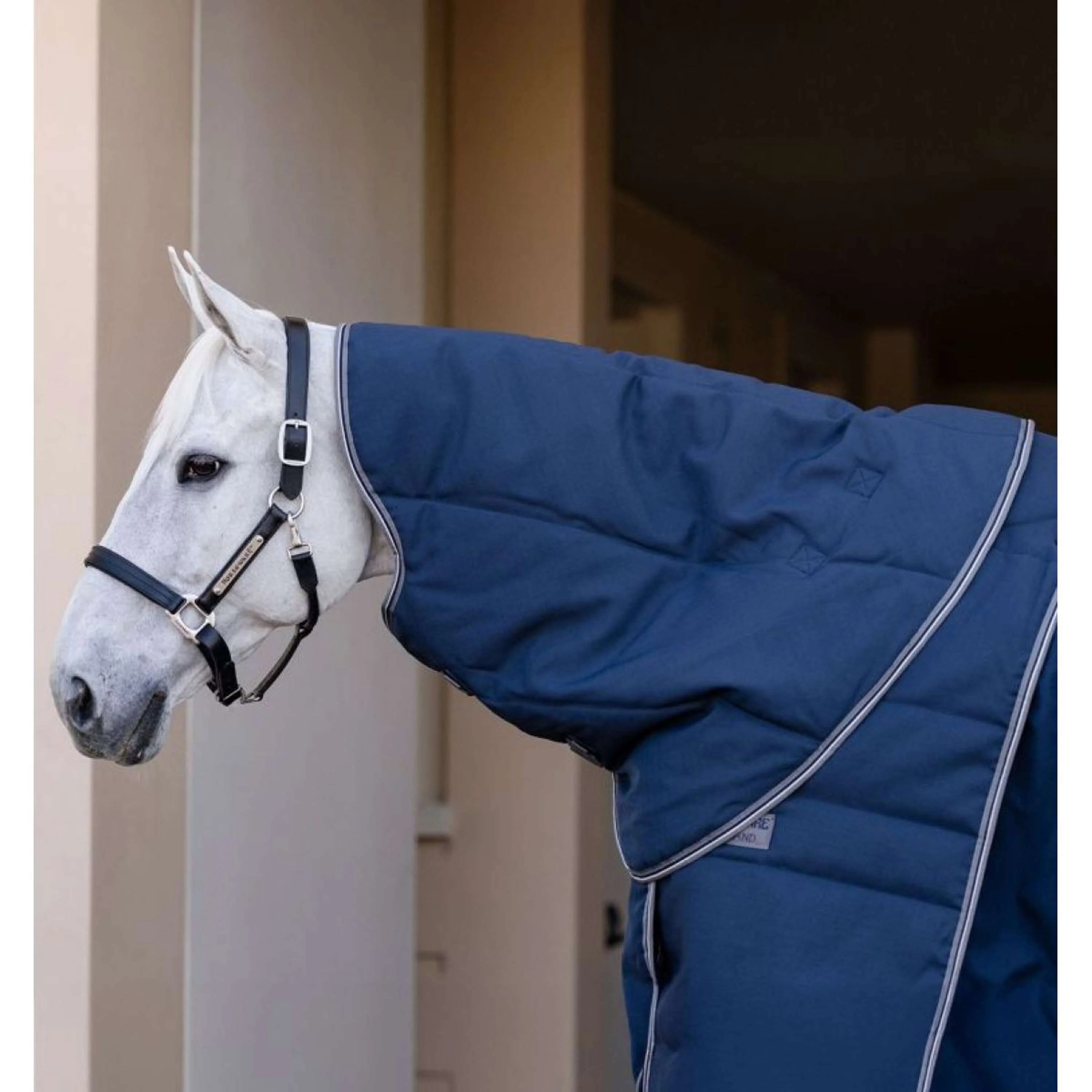 Rambo Optimo Couvre-Cou 200g Navy/Thunderstorm Grey/Silver
