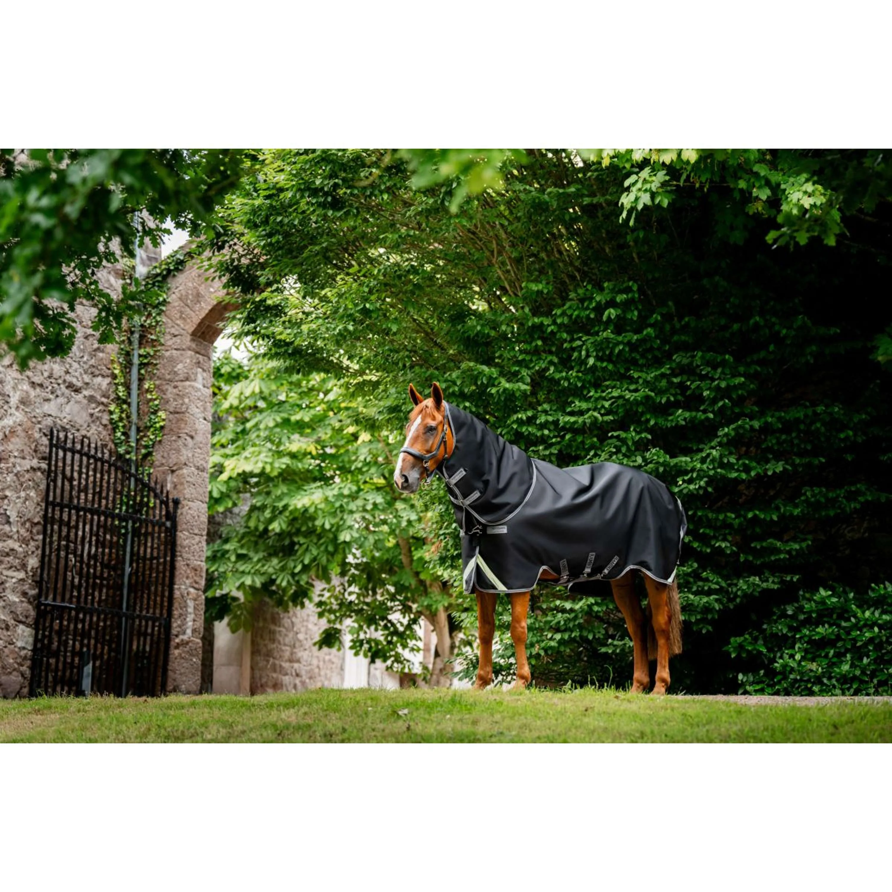 Rambo Supreme Turnout Lite 0g Black/Thunderstorm Grey