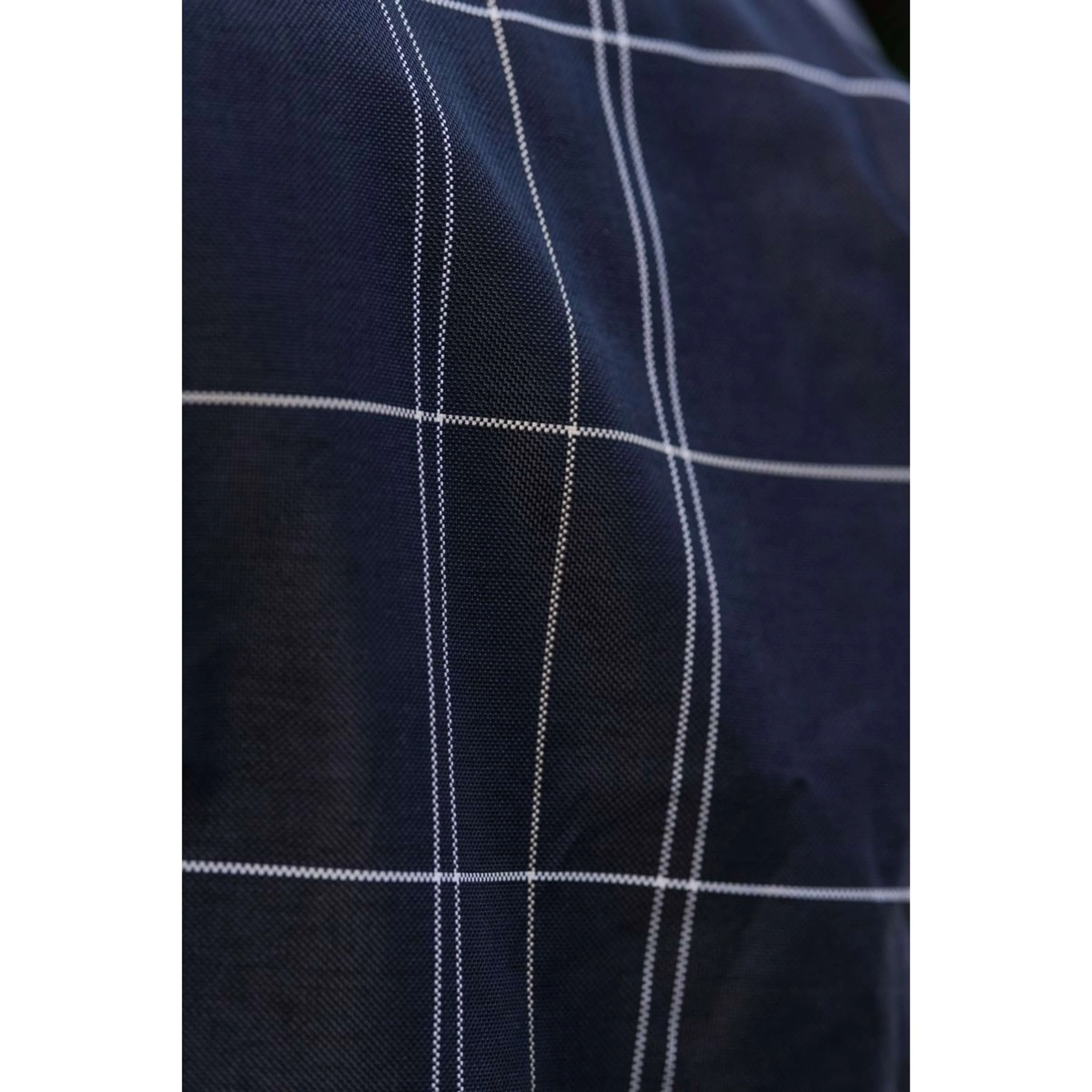 Rhino Wug Pony Turnout 250g Varilayer Black/Grey/White Check/Gray - Image 5
