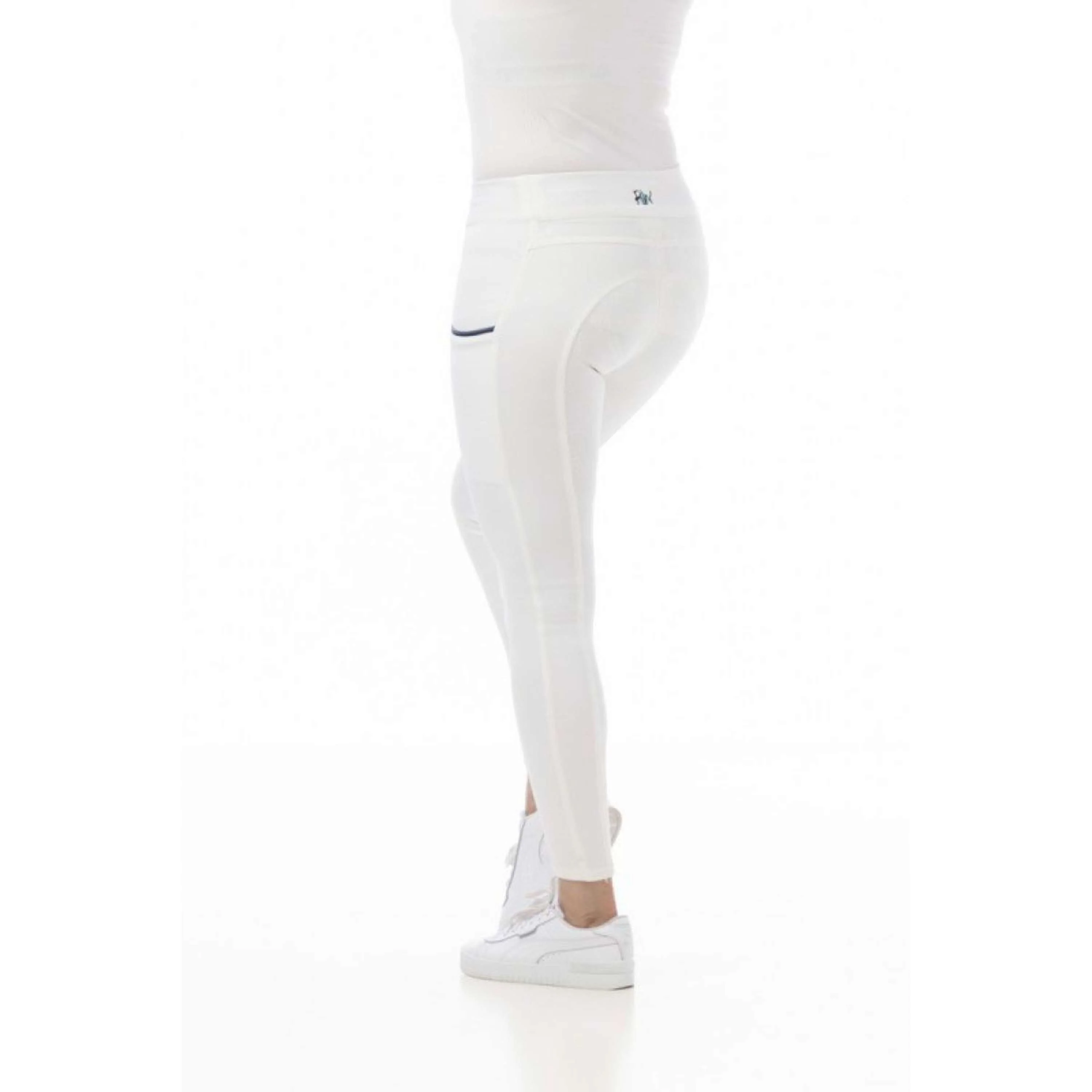 Riding World Legging d'Équitation Agadir Femme Blanc - Image 4