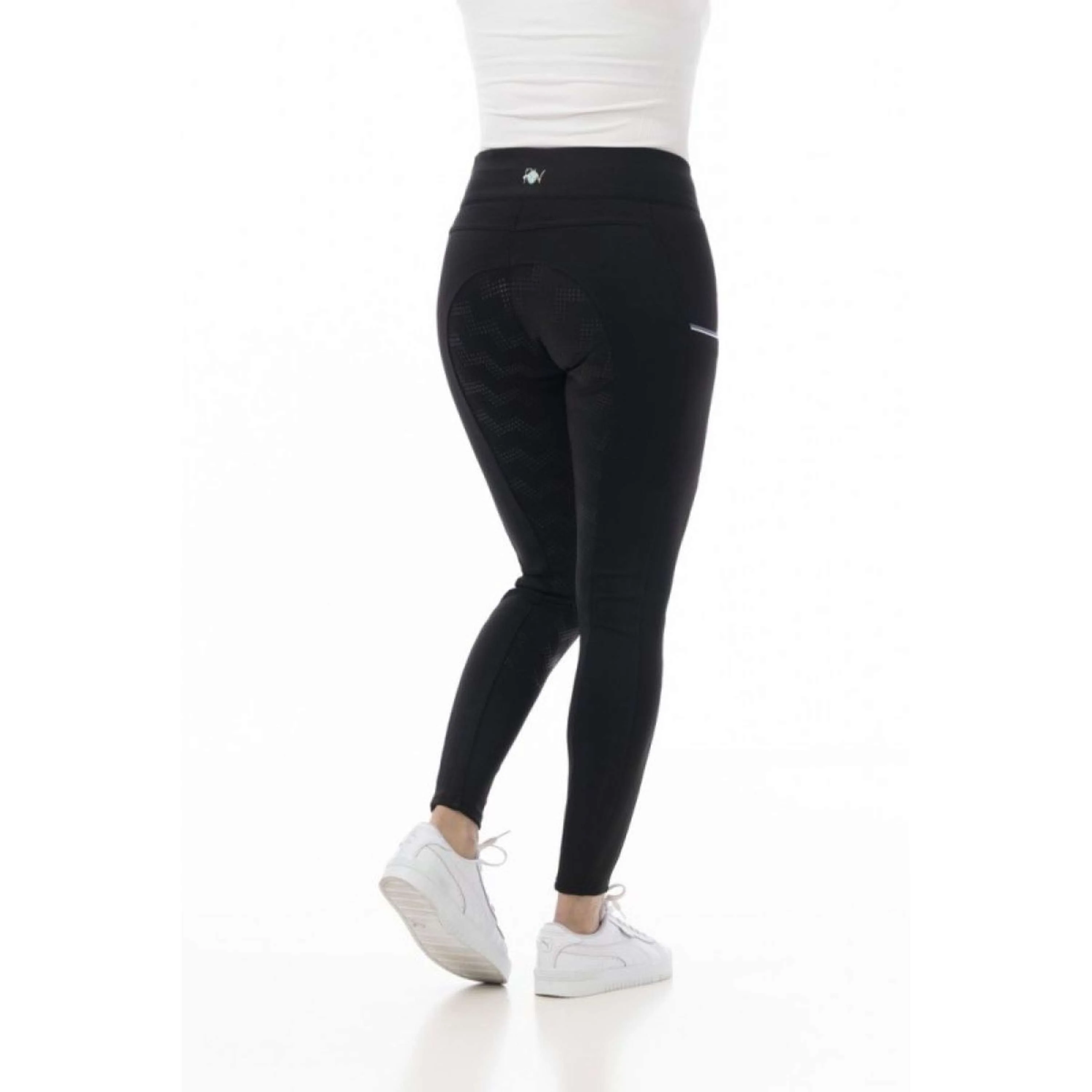 Riding World Legging d'Équitation Agadir Femme Noir - Image 2