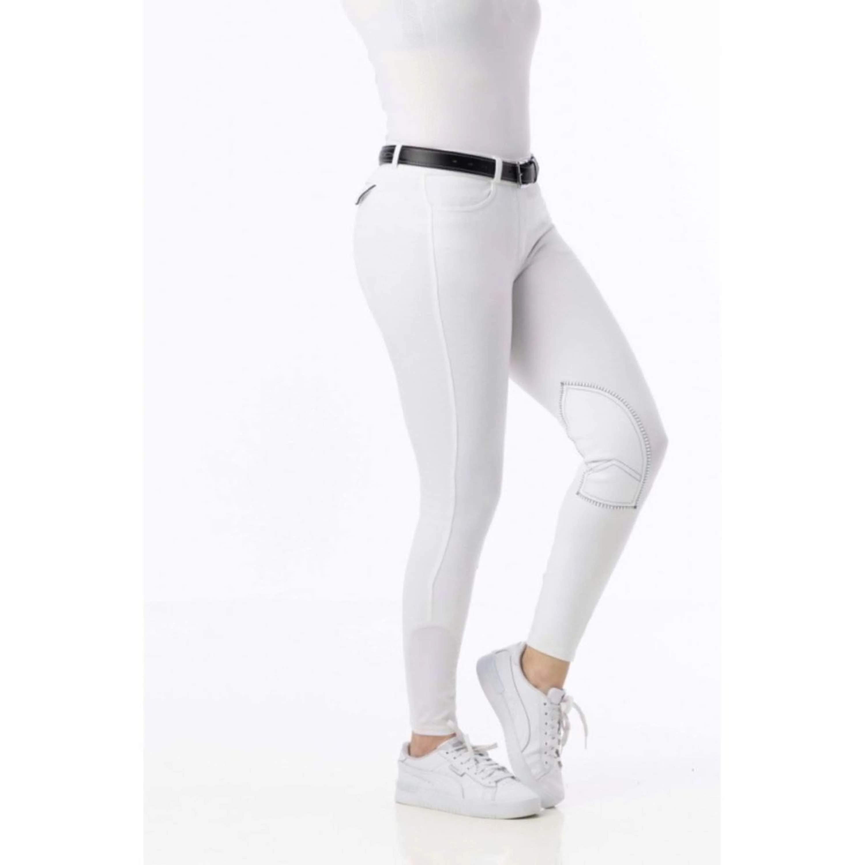 Riding World Pantalon d'Équitation Alexandrie Femme Blanc - Image 2