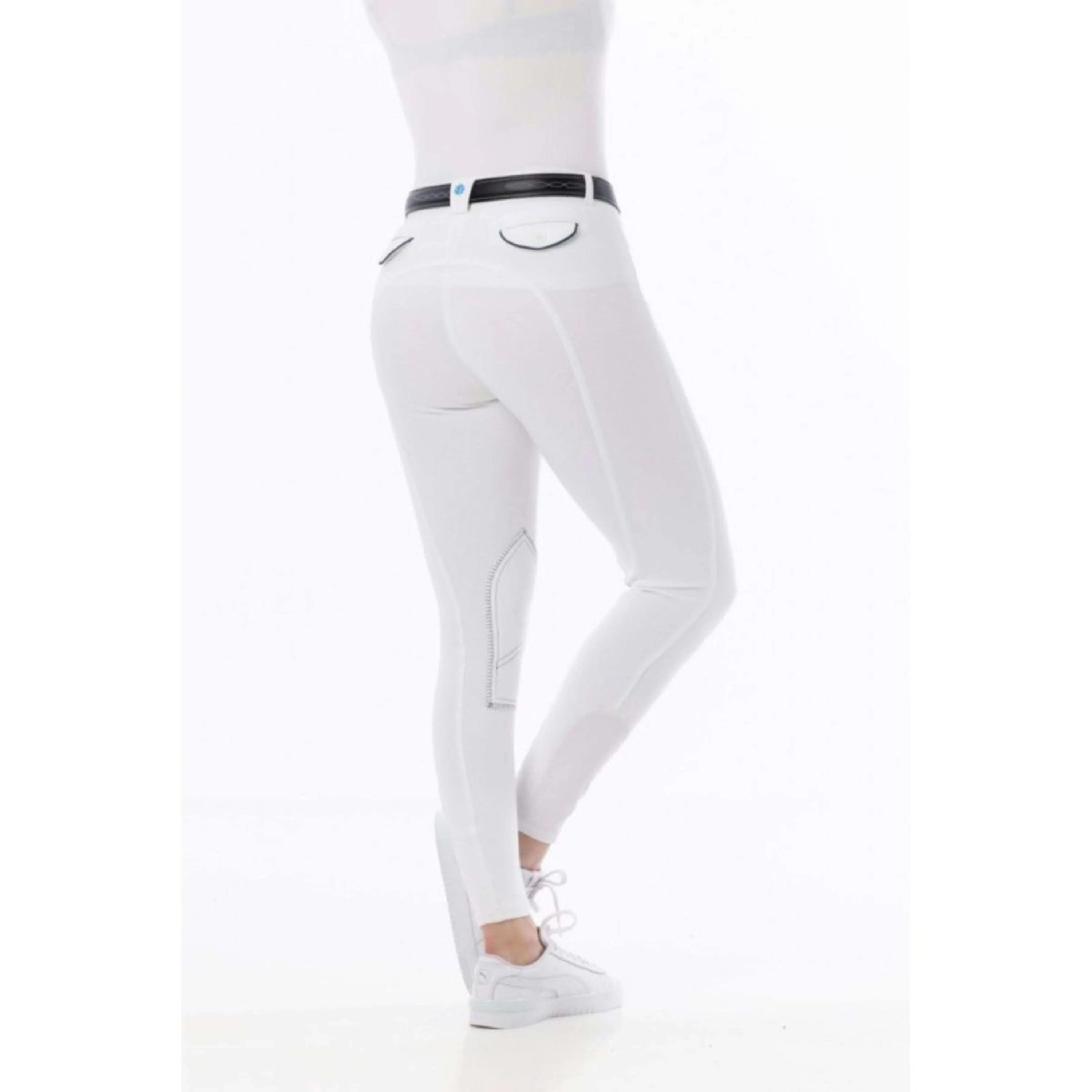 Riding World Pantalon d'Équitation Alexandrie Femme Blanc - Image 3