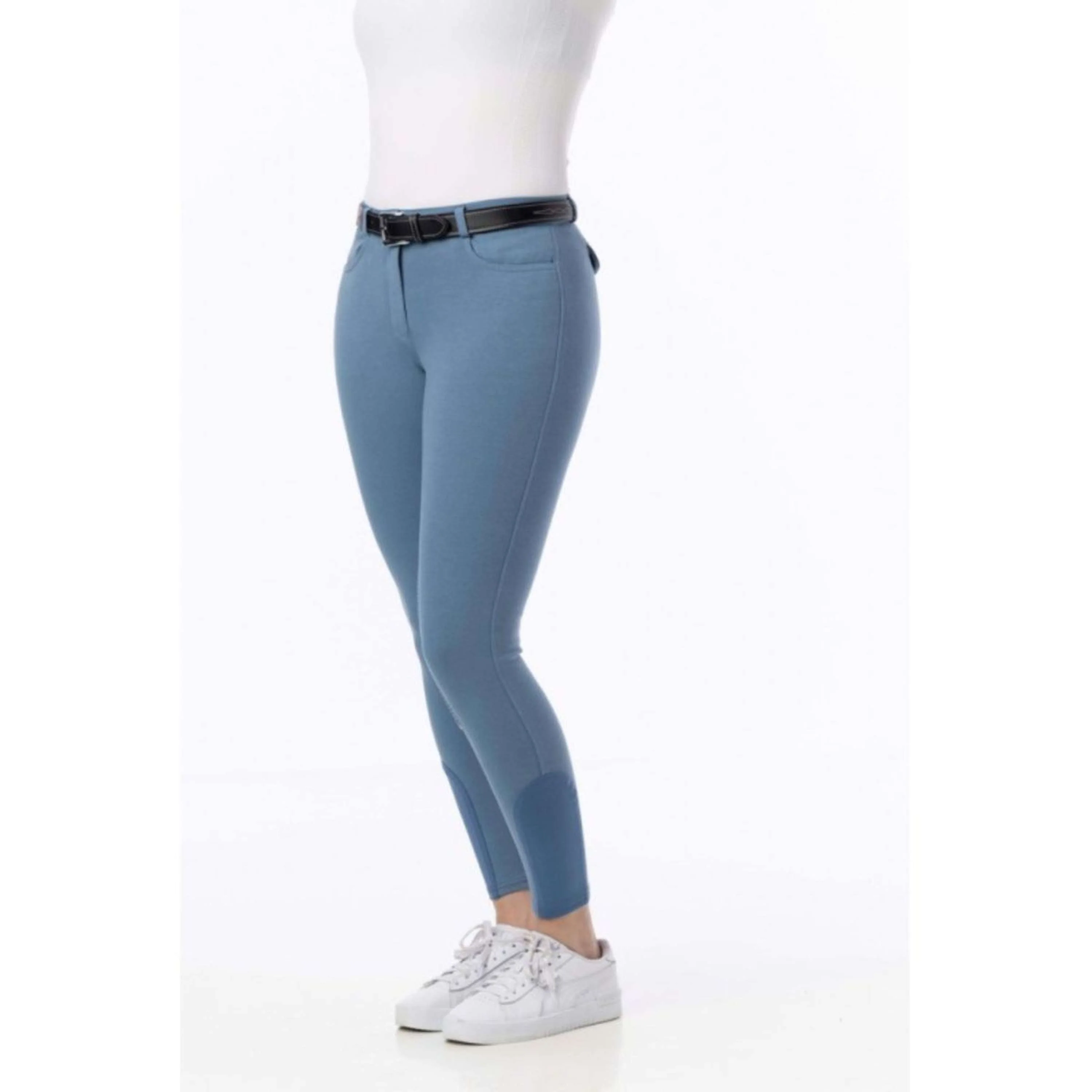 Riding World Pantalon d'Équitation Alexandrie Femme Bleu - Image 3