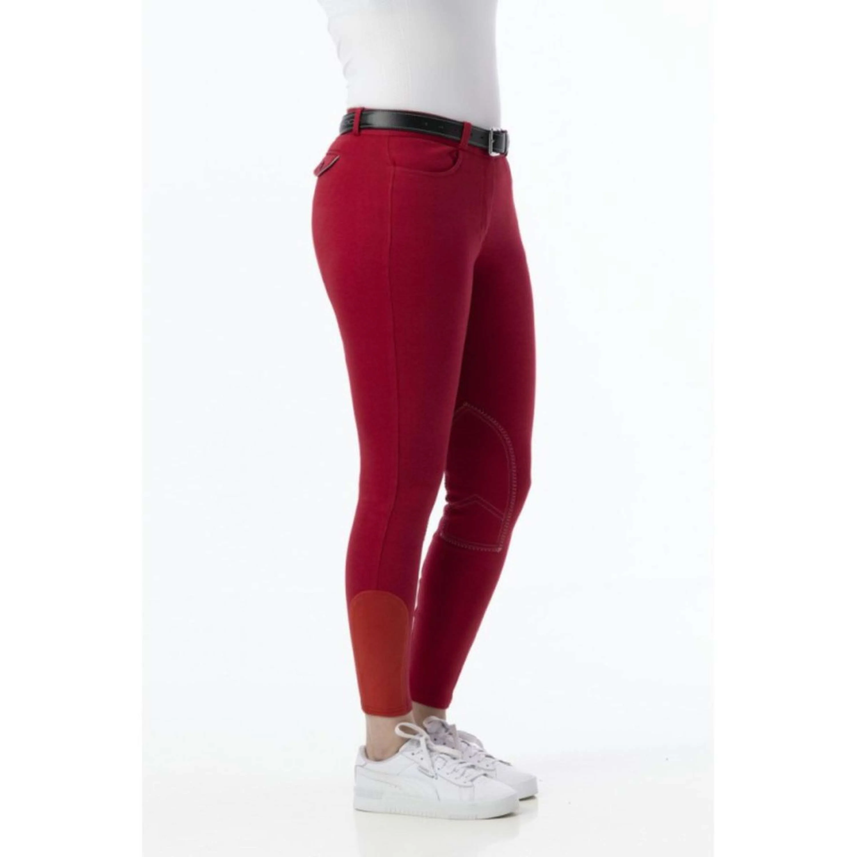 Riding World Pantalon d'Équitation Alexandrie Kids Rouge - Image 2