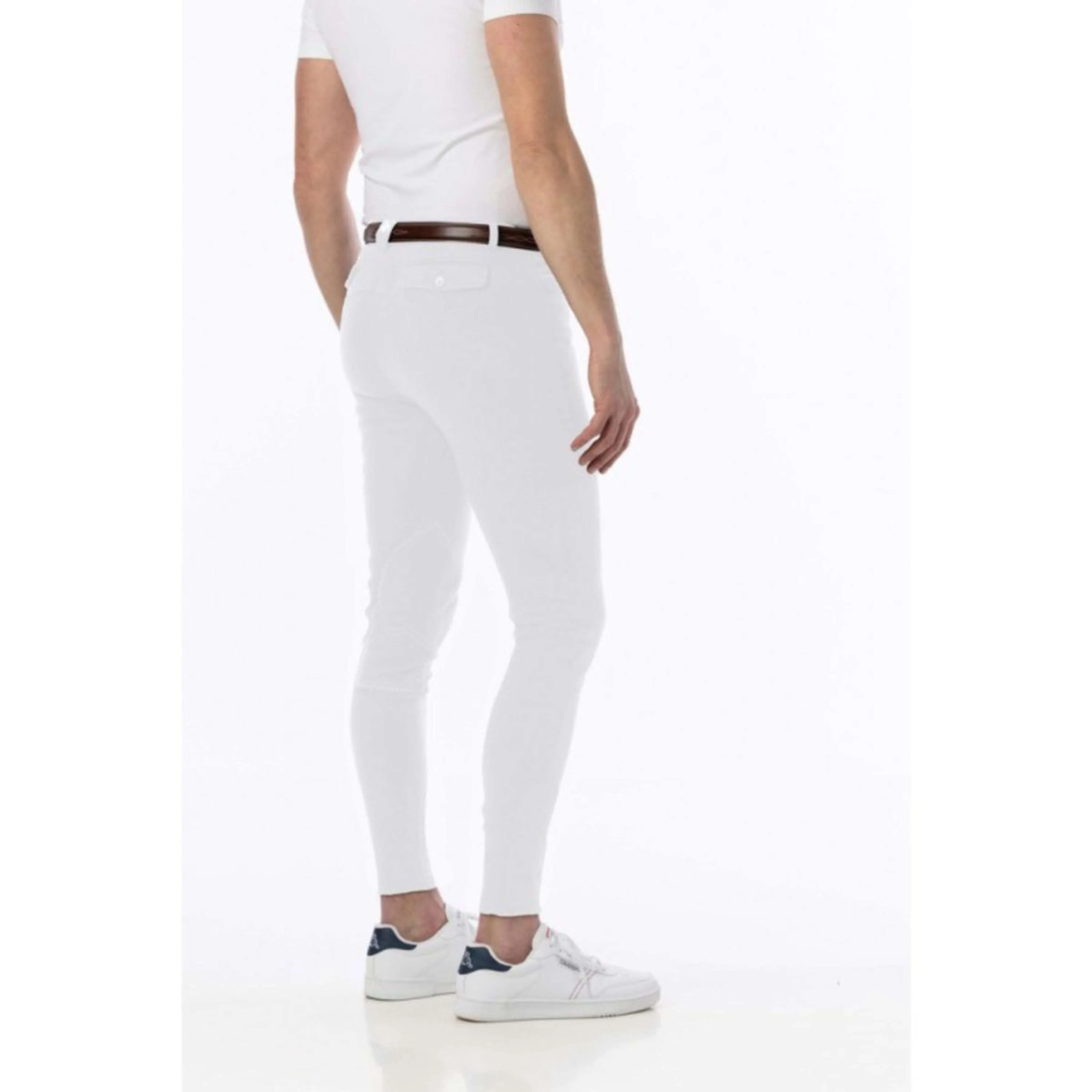 Riding World Pantalon d'Équitation Lecaire Hommes Blanc - Image 3