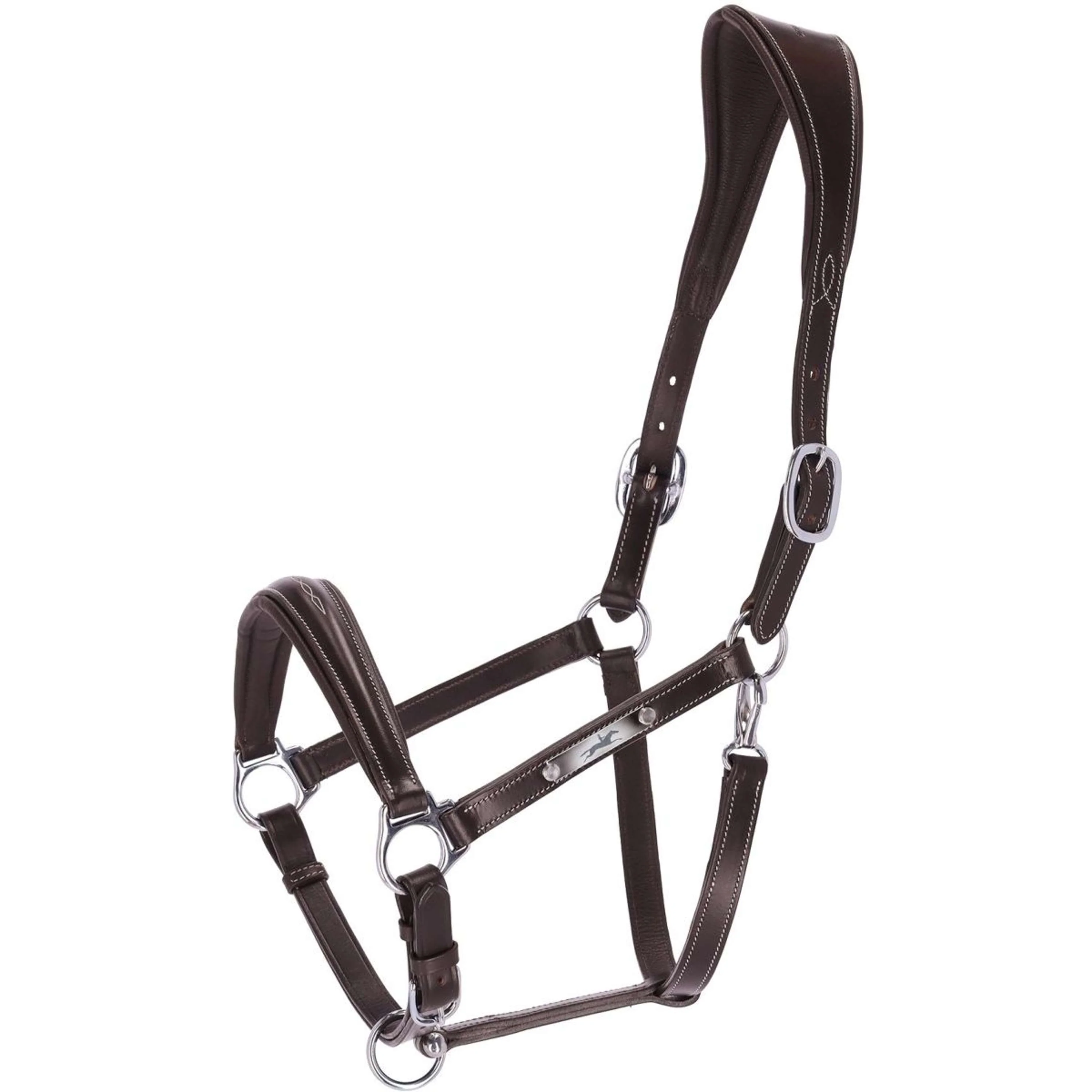 Schockemöhle Licol Frisco F Marron foncé/crème/argent