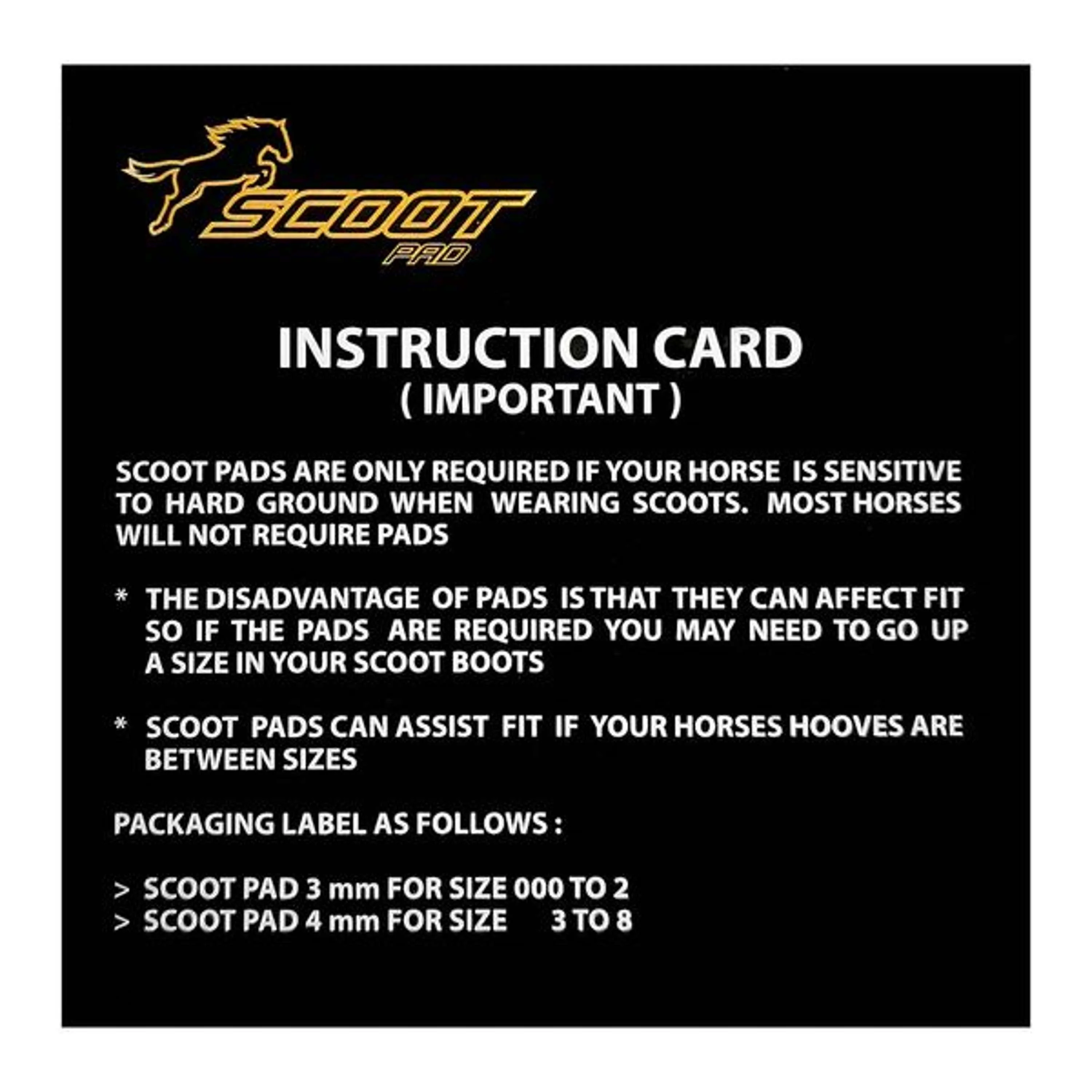 Scoot Boot Pad de Muserolle Noir - Image 6