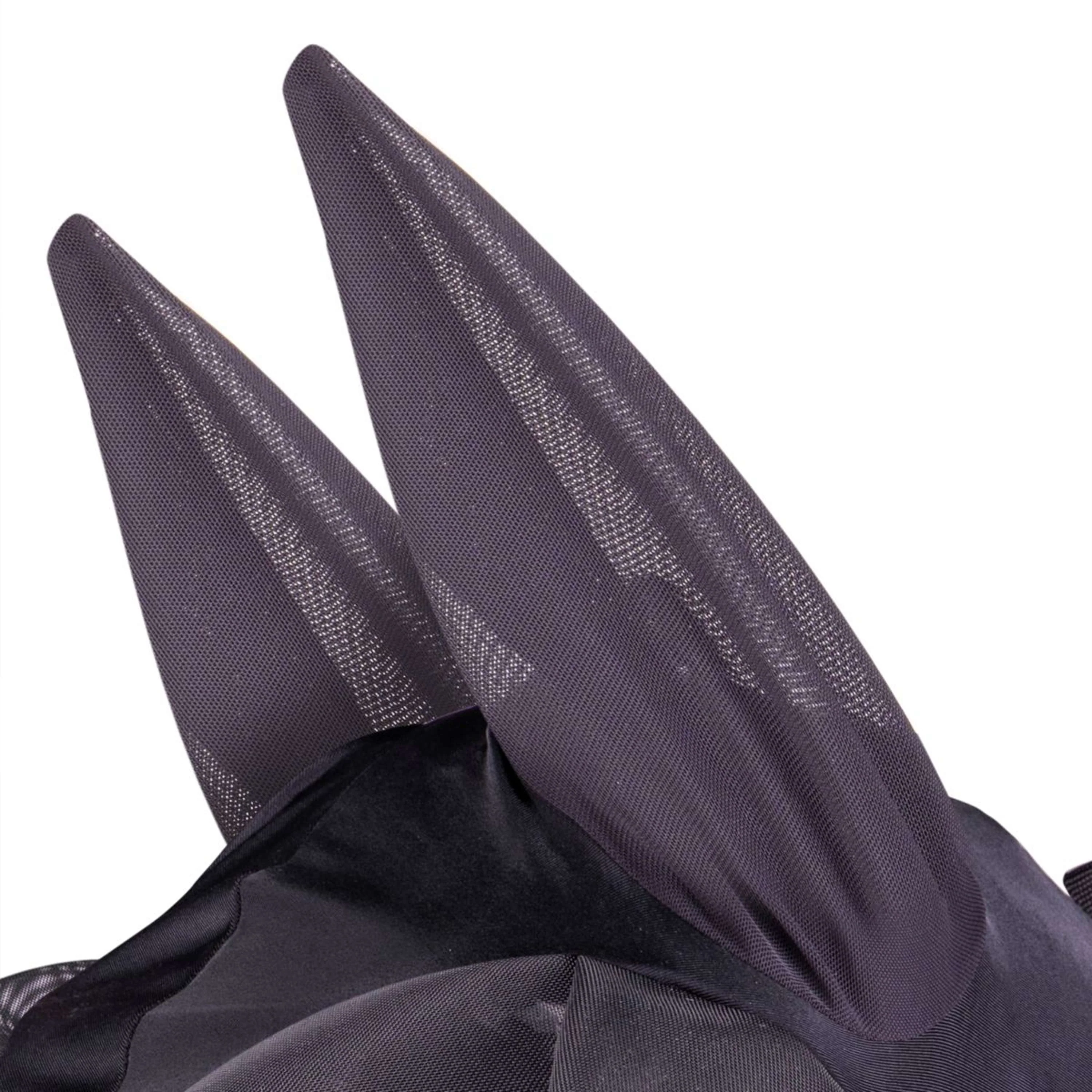 Shires Masque Anti-Mouches Stretch avec Nez Jet Black - Image 5