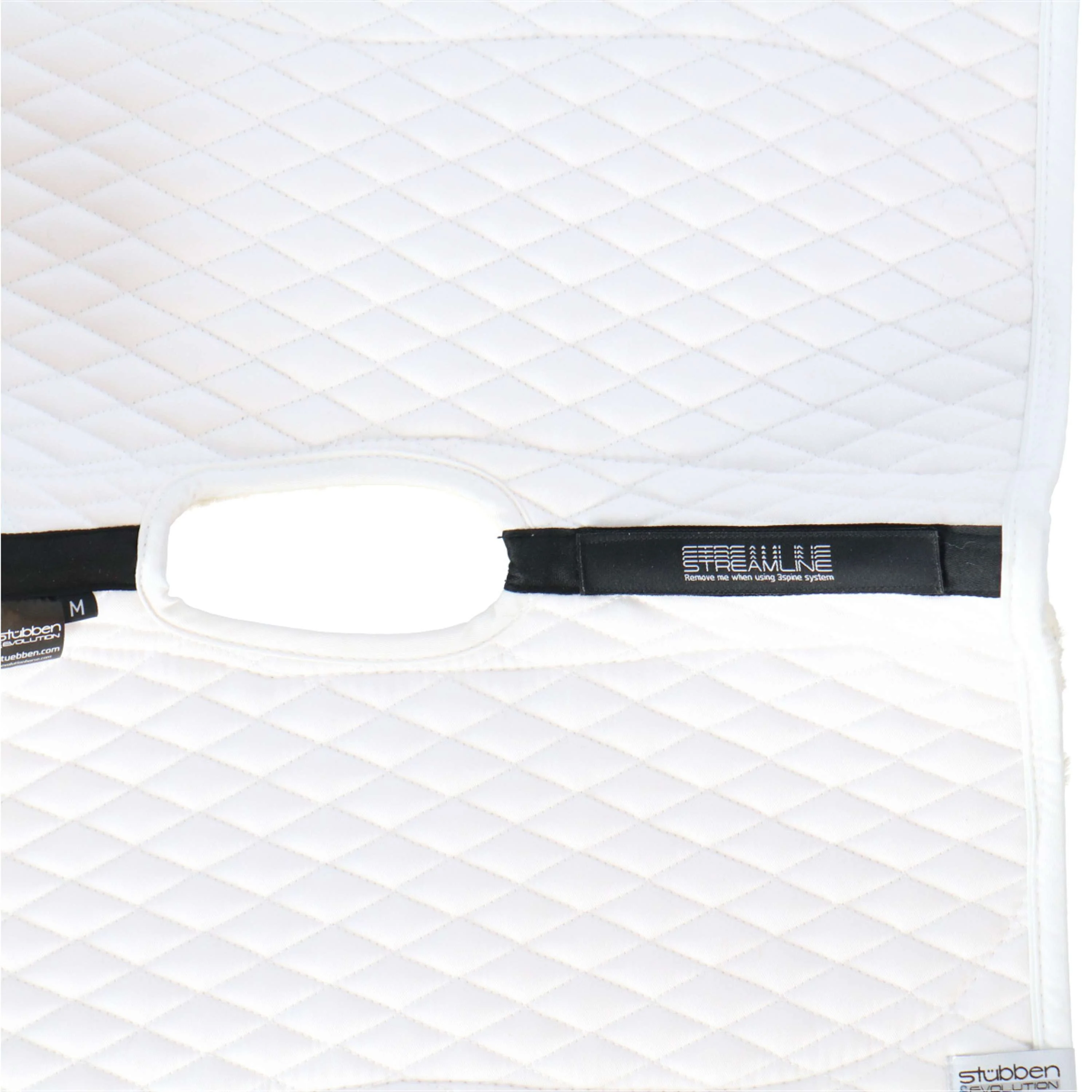 Stübben Tapis de Selle Streamline Dressage Peau dÁgneau Blanc - Image 10