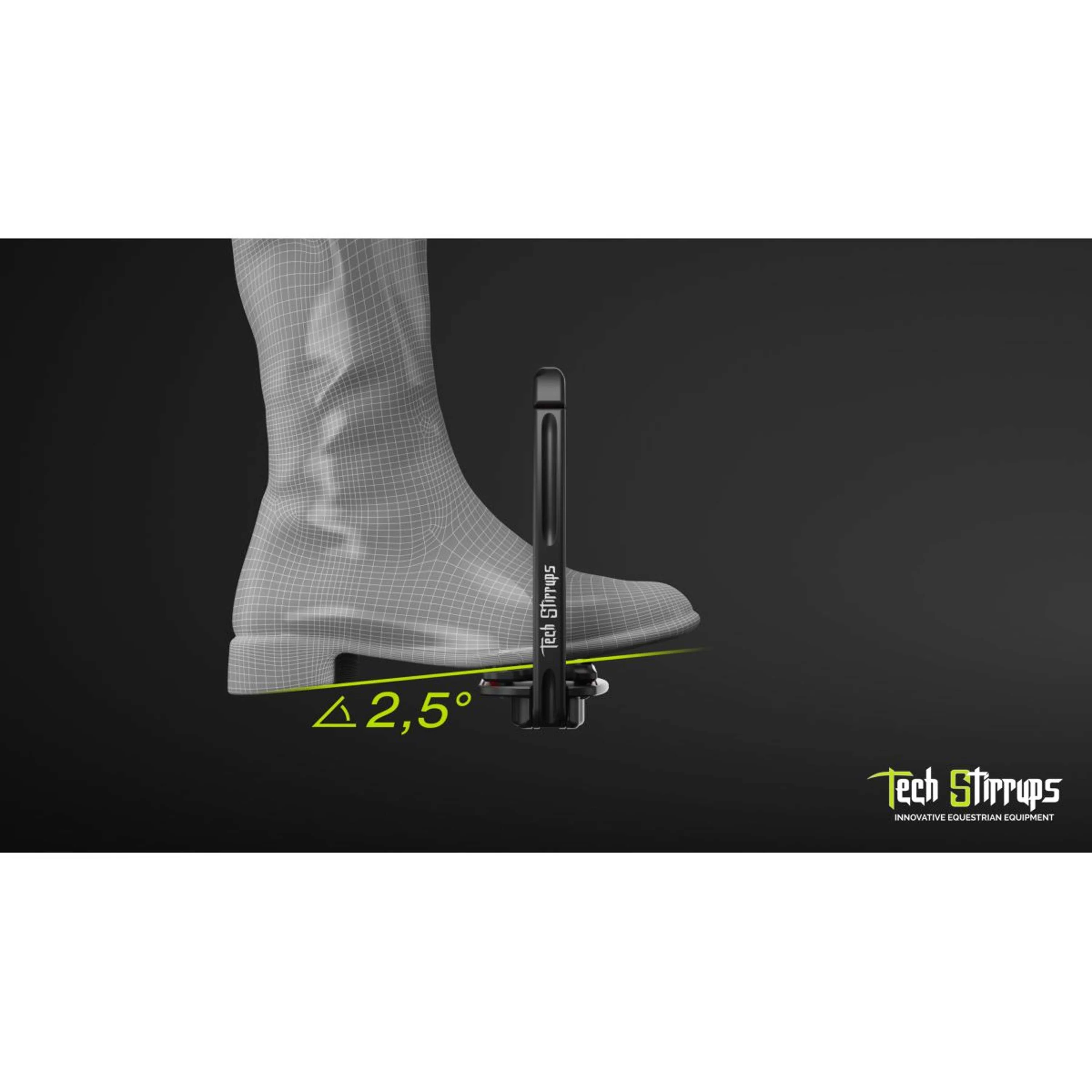 Tech Stirrups Étriers Venice Plus Dressage Titane - Image 7