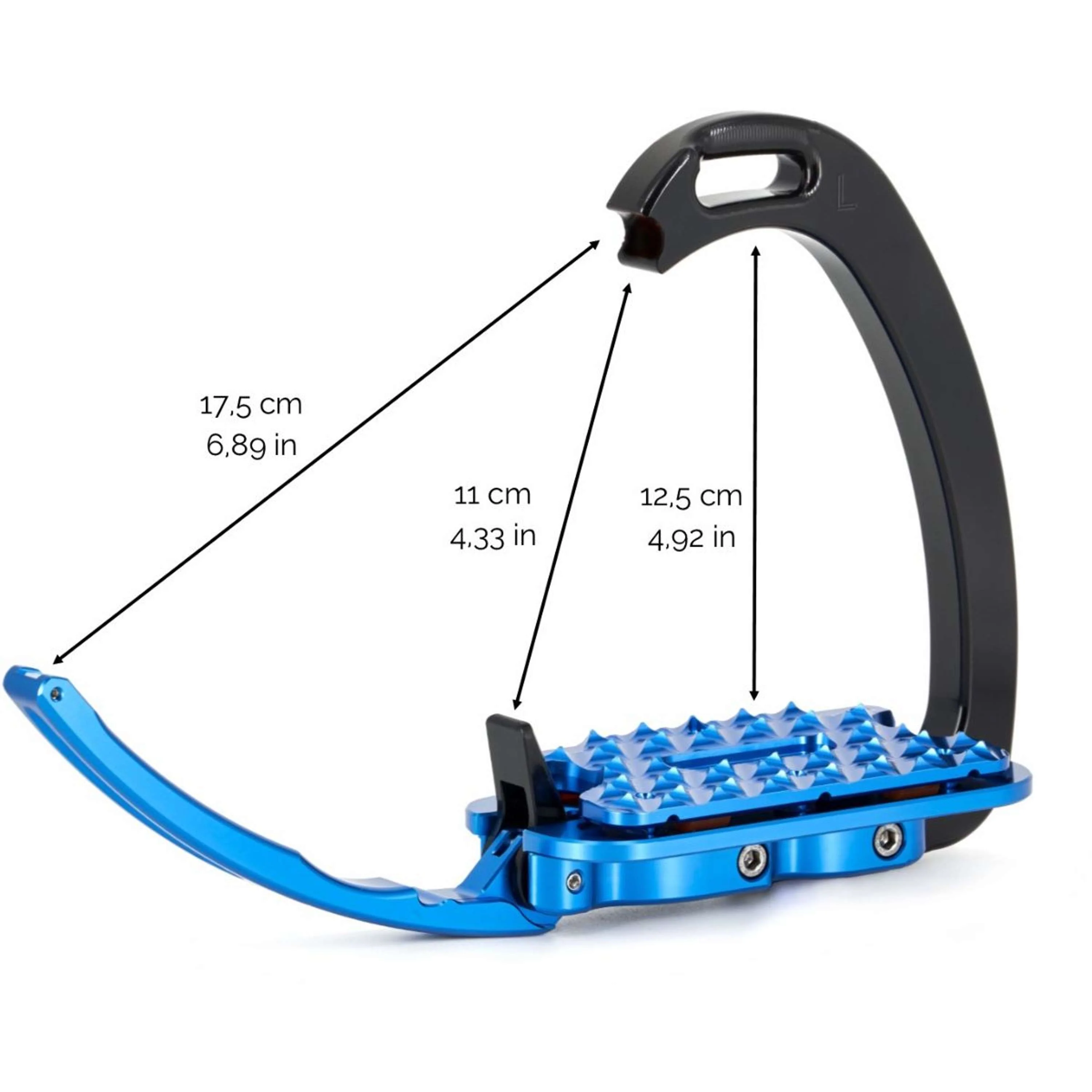 Tech Stirrups Étriers Venice Plus EVO Argent/Argent - Image 2