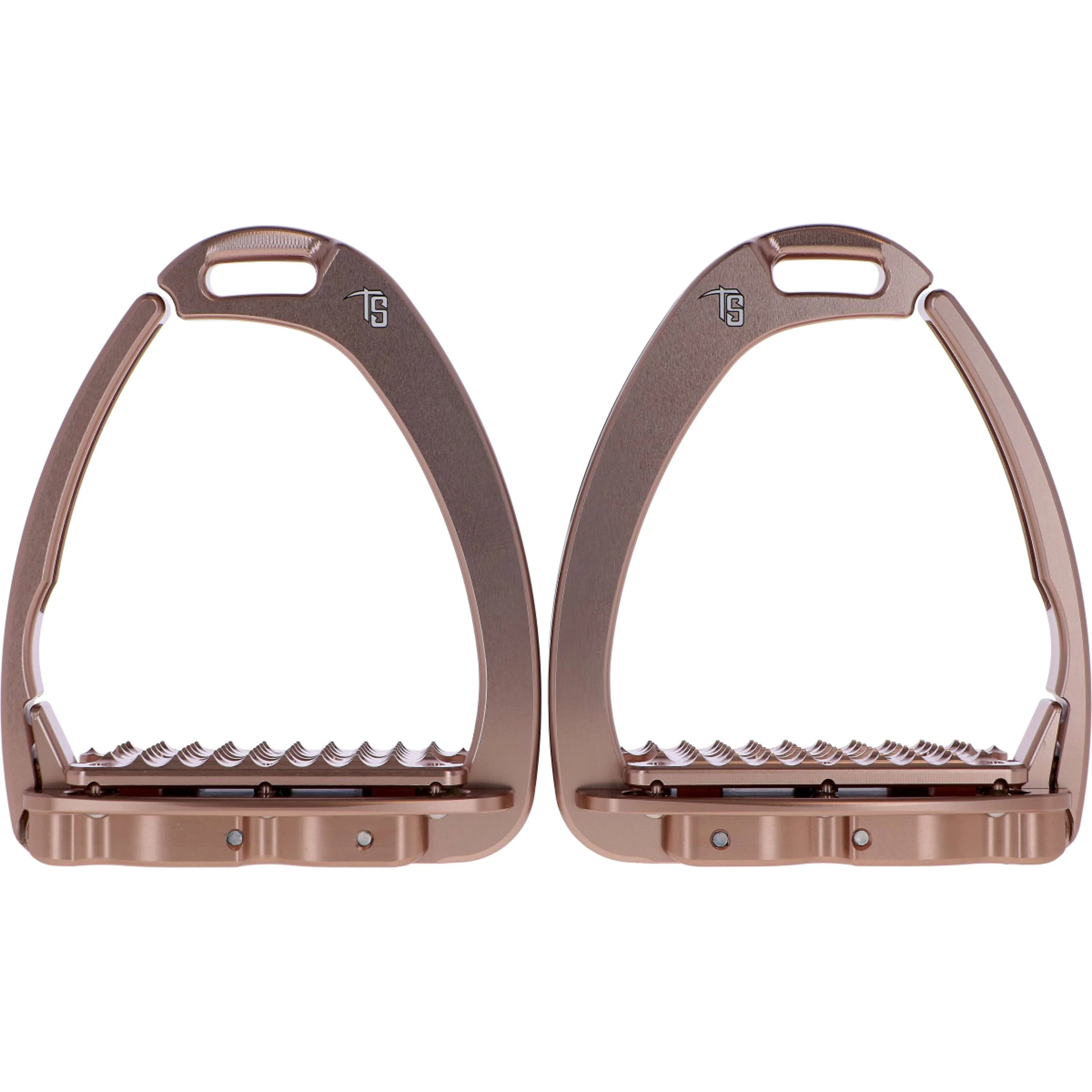 Tech Stirrups Étriers Venice Plus Swarovski Dressage Or rose - Image 9