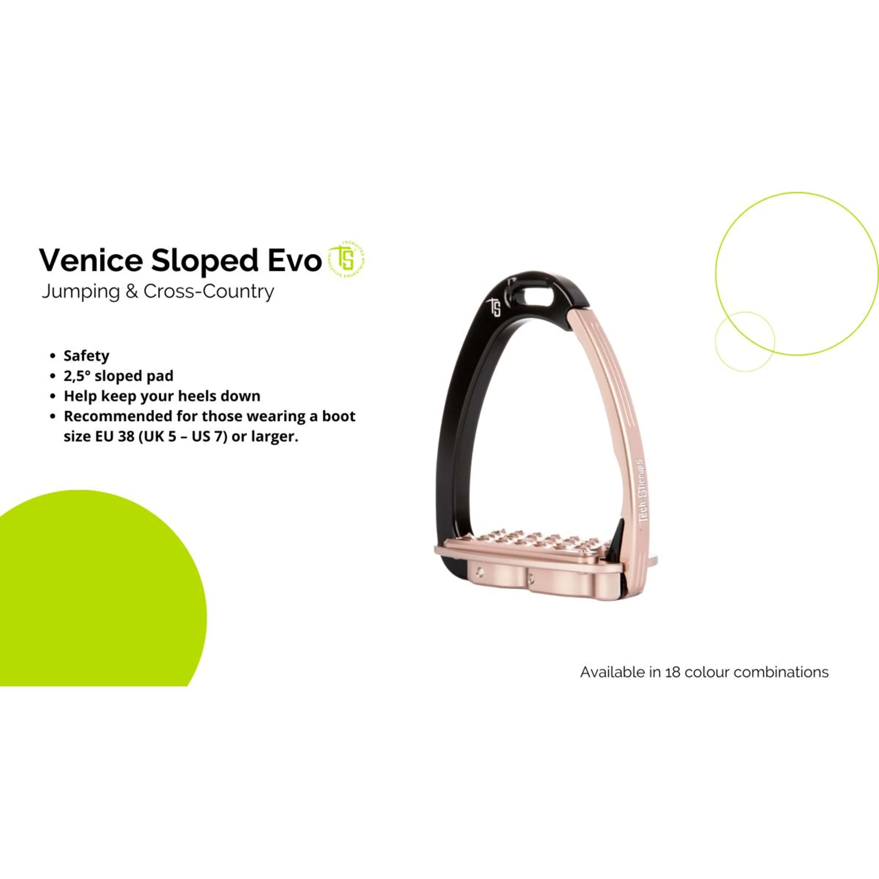 Tech Stirrups Étriers Venice Sloped EVO Argent/Argent - Image 2
