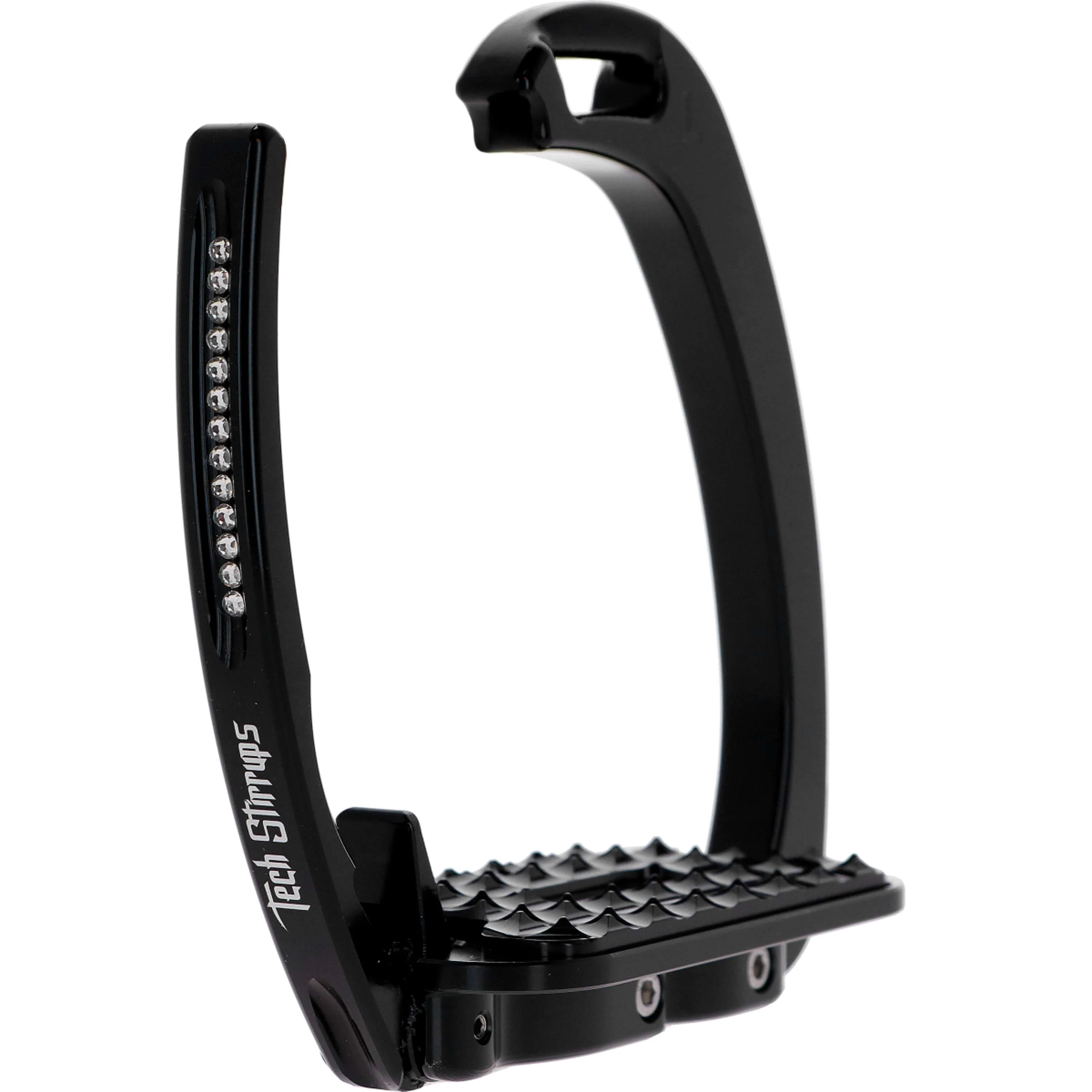 Tech Stirrups Étriers Venice Sloped Evo Swarovski Noir/Noir - Image 4