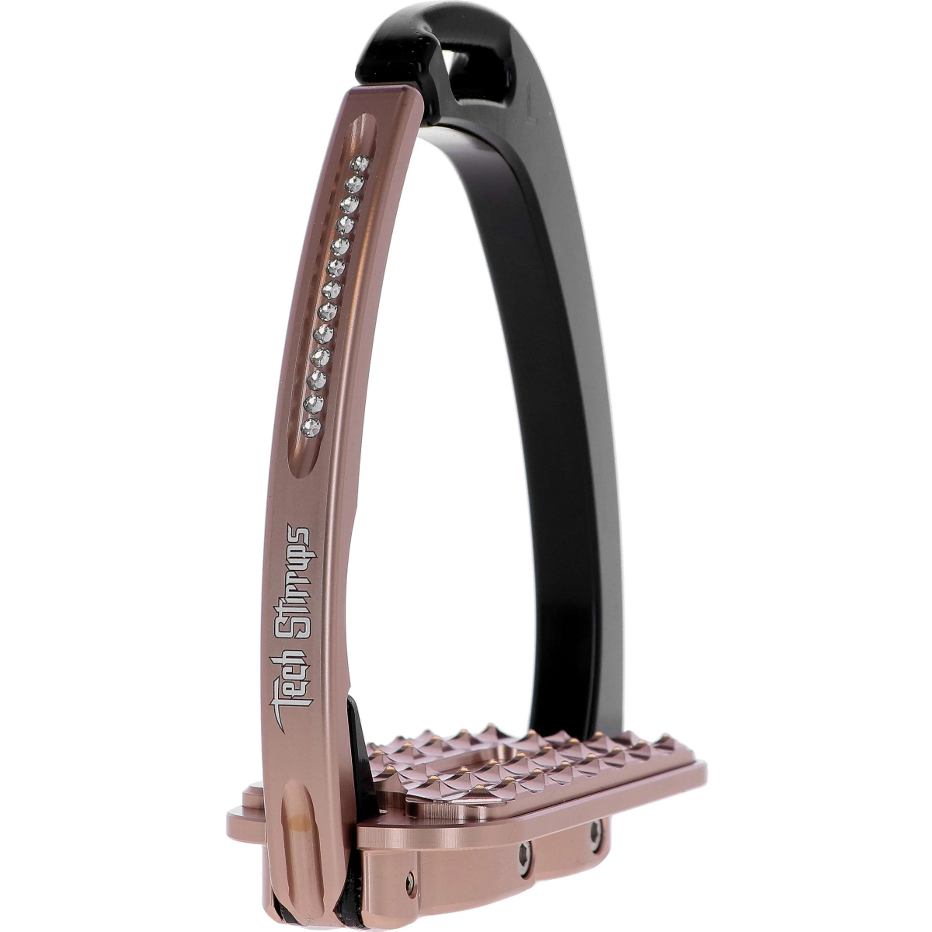 Tech Stirrups Étriers Venice Sloped Evo Swarovski Noir/Or rose - Image 3
